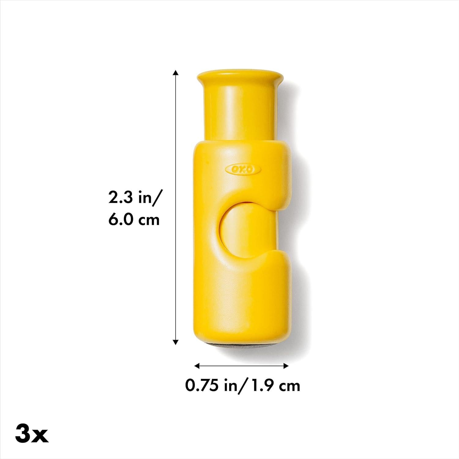 Conjunto de Clips OXO Good Grips 3 Piezas para Cerrar Bolsas