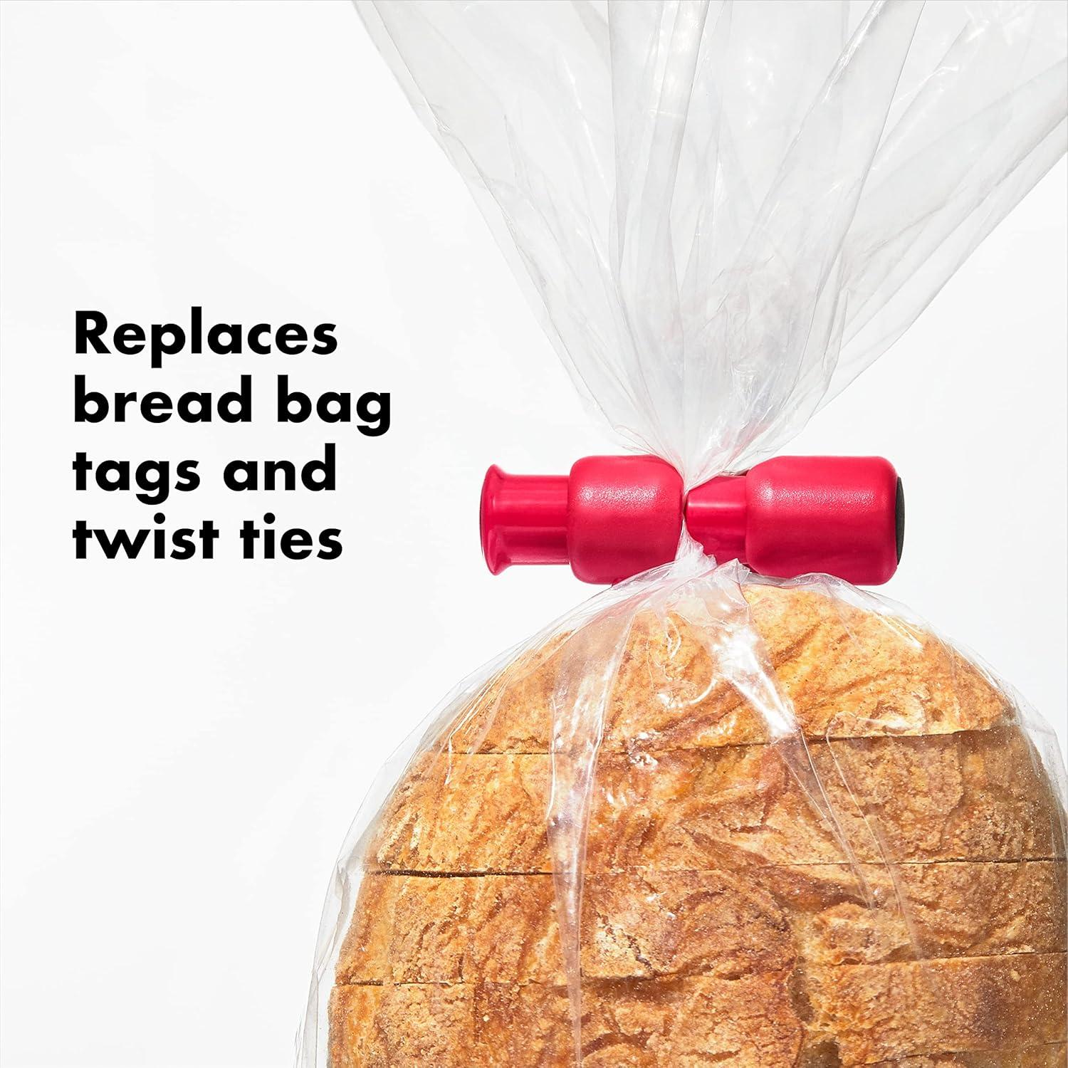 Conjunto de Clips OXO Good Grips 3 Piezas para Cerrar Bolsas