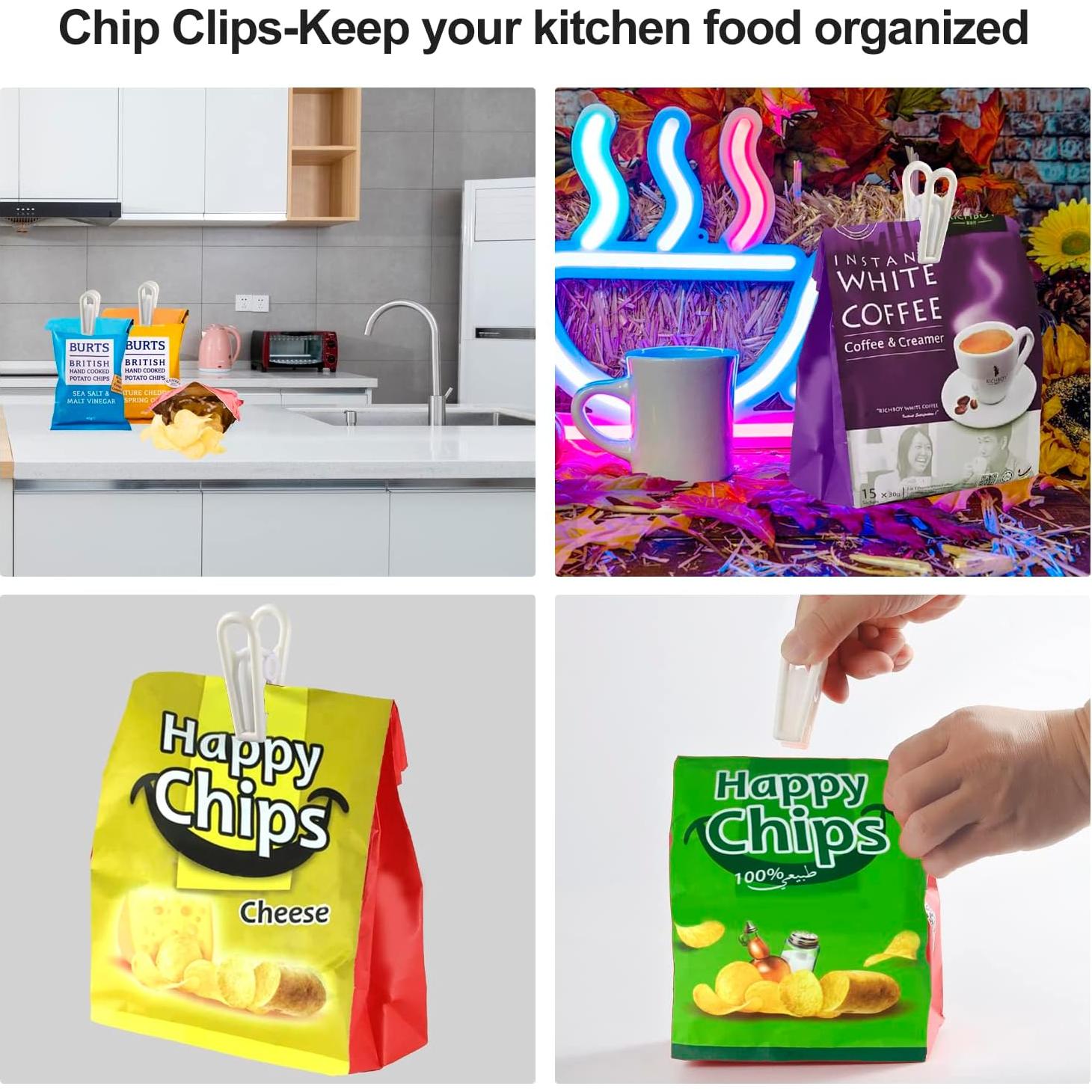 Pinzas para Ropa Lrophyte Blancas - Paquete de 20 Unidades