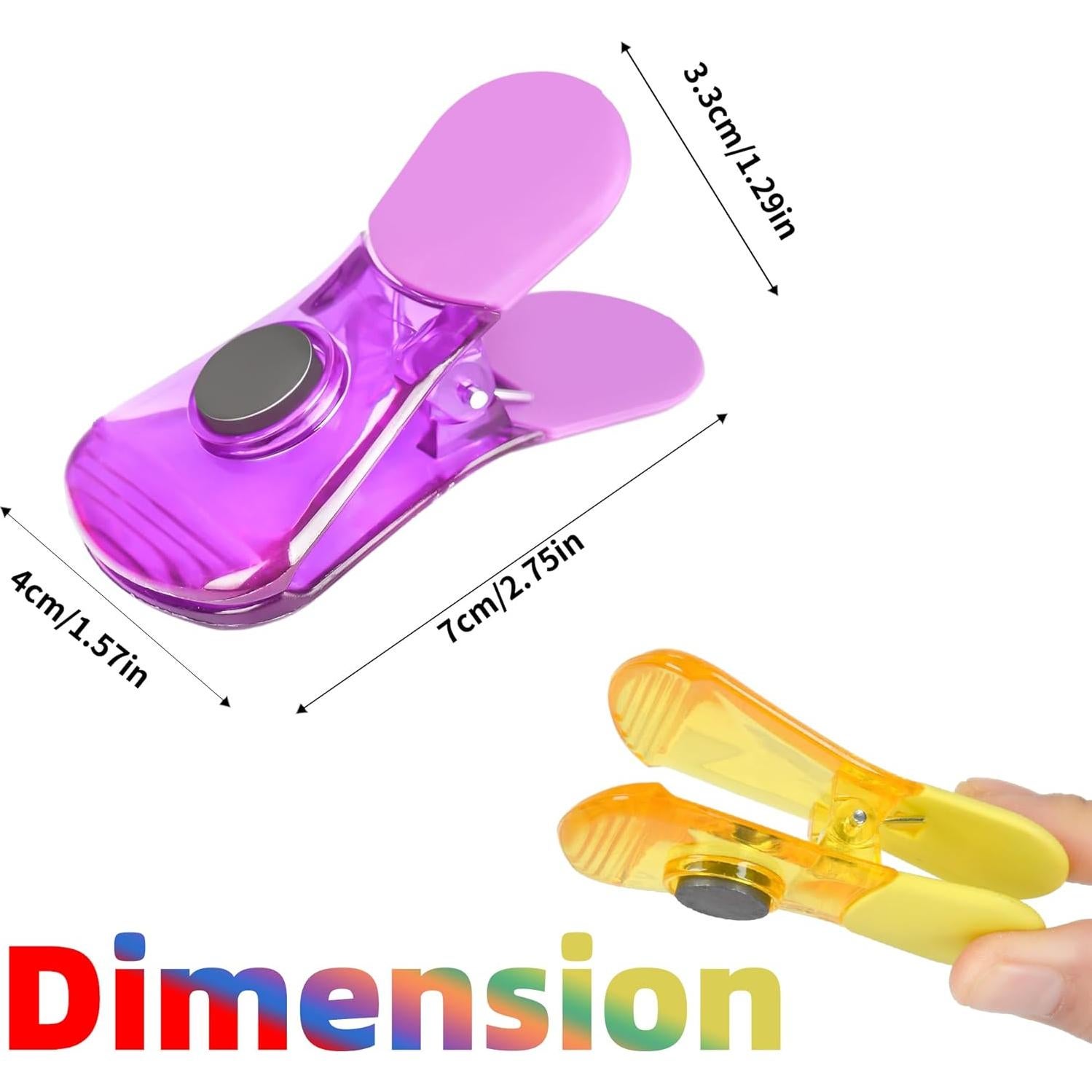 Clips para Sellar Bolsas Ninth Five - Paquete de 12 Unidades