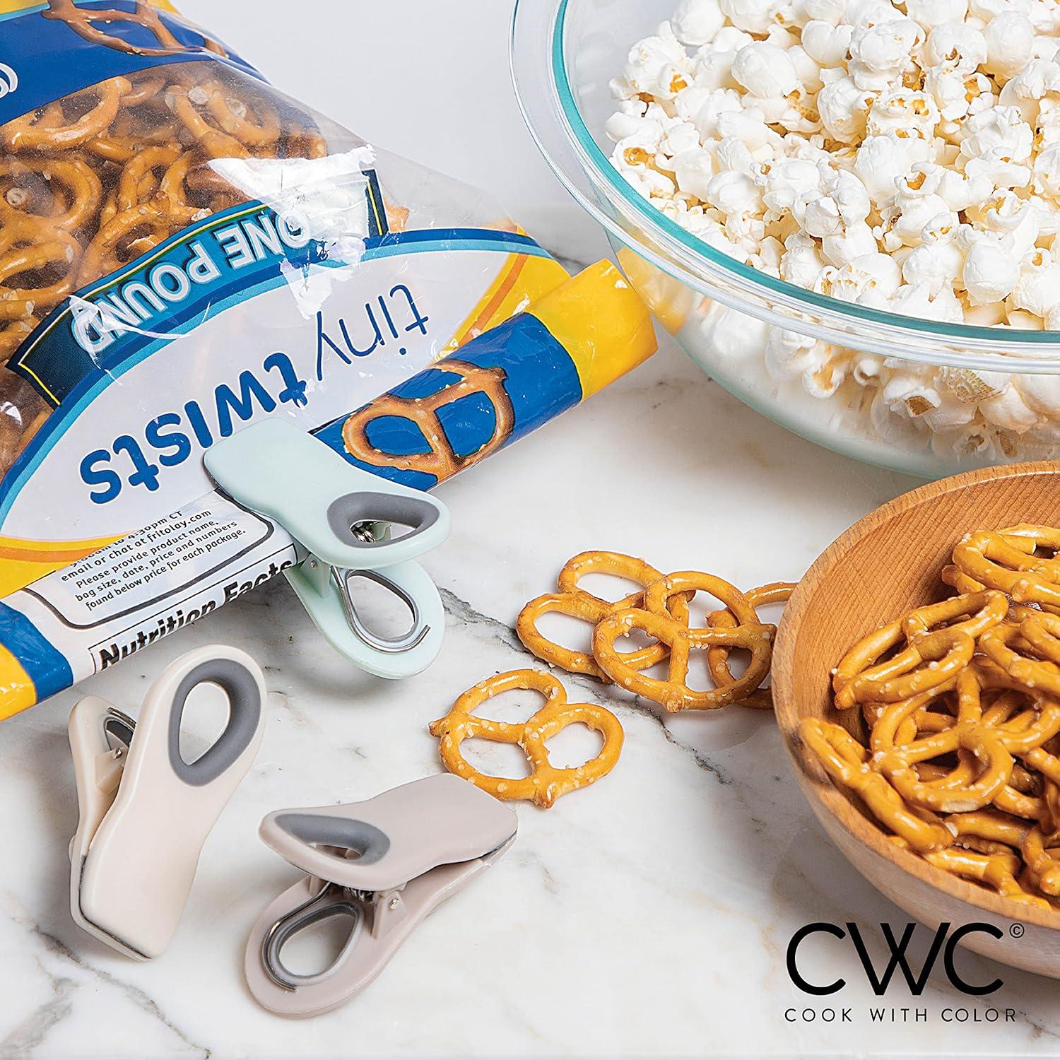 Clips para Bolsas Cook with Color Menta y Gris - 10 Piezas