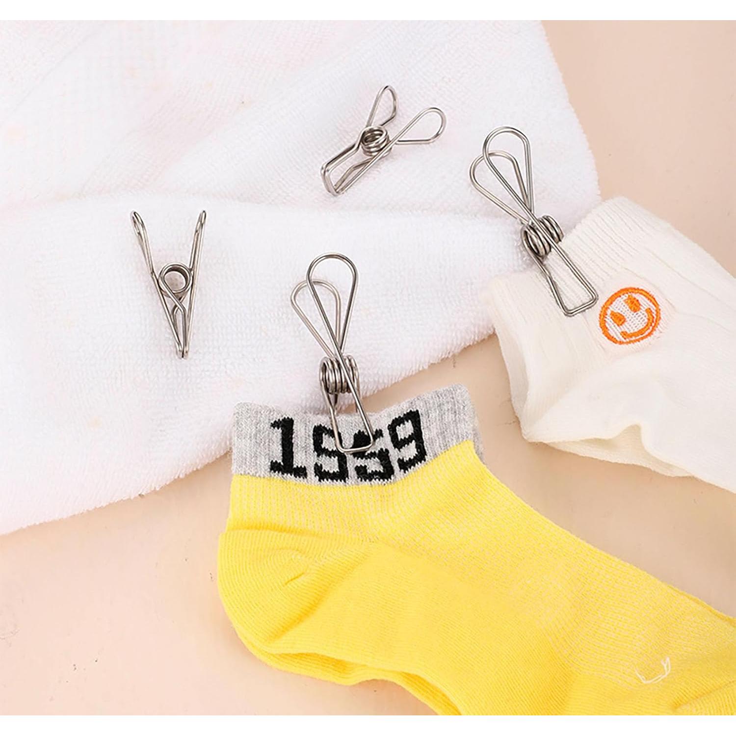 Clip de Patatas YIKANGHENG 40 Pcs Acero Inoxidable 4.32 cm