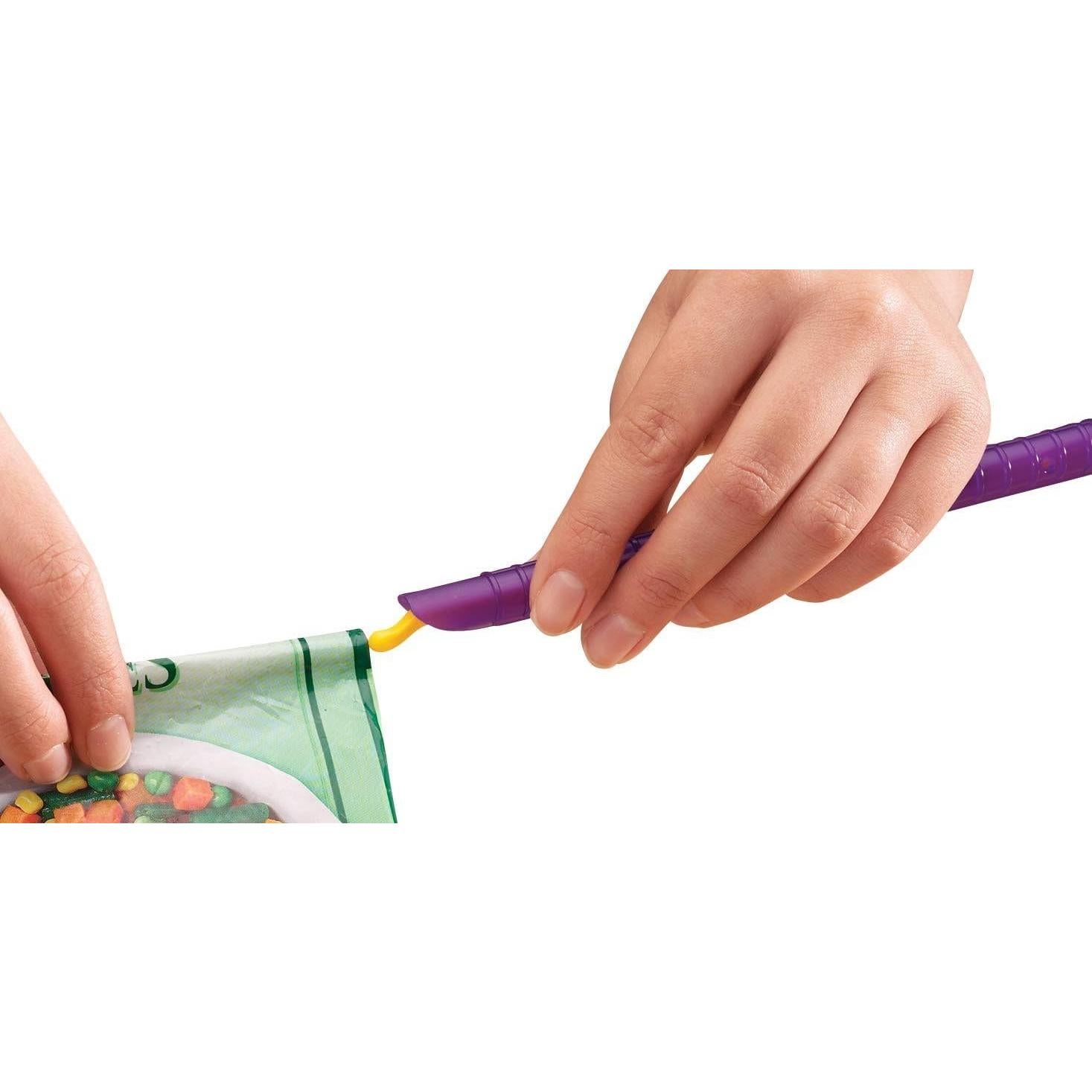 GRIPSTIC Clips Reutilizables para Sellar Bolsas - Paquete de 3