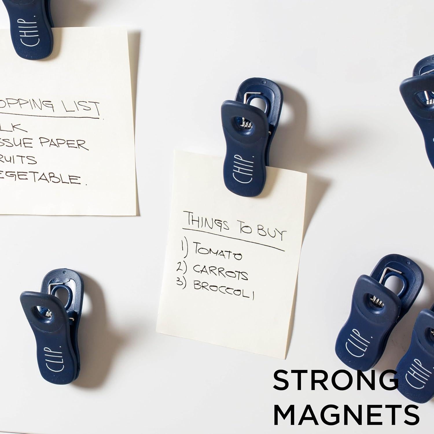 Pinzas para bolsas Rae Dunn - Paquete de 10, azul