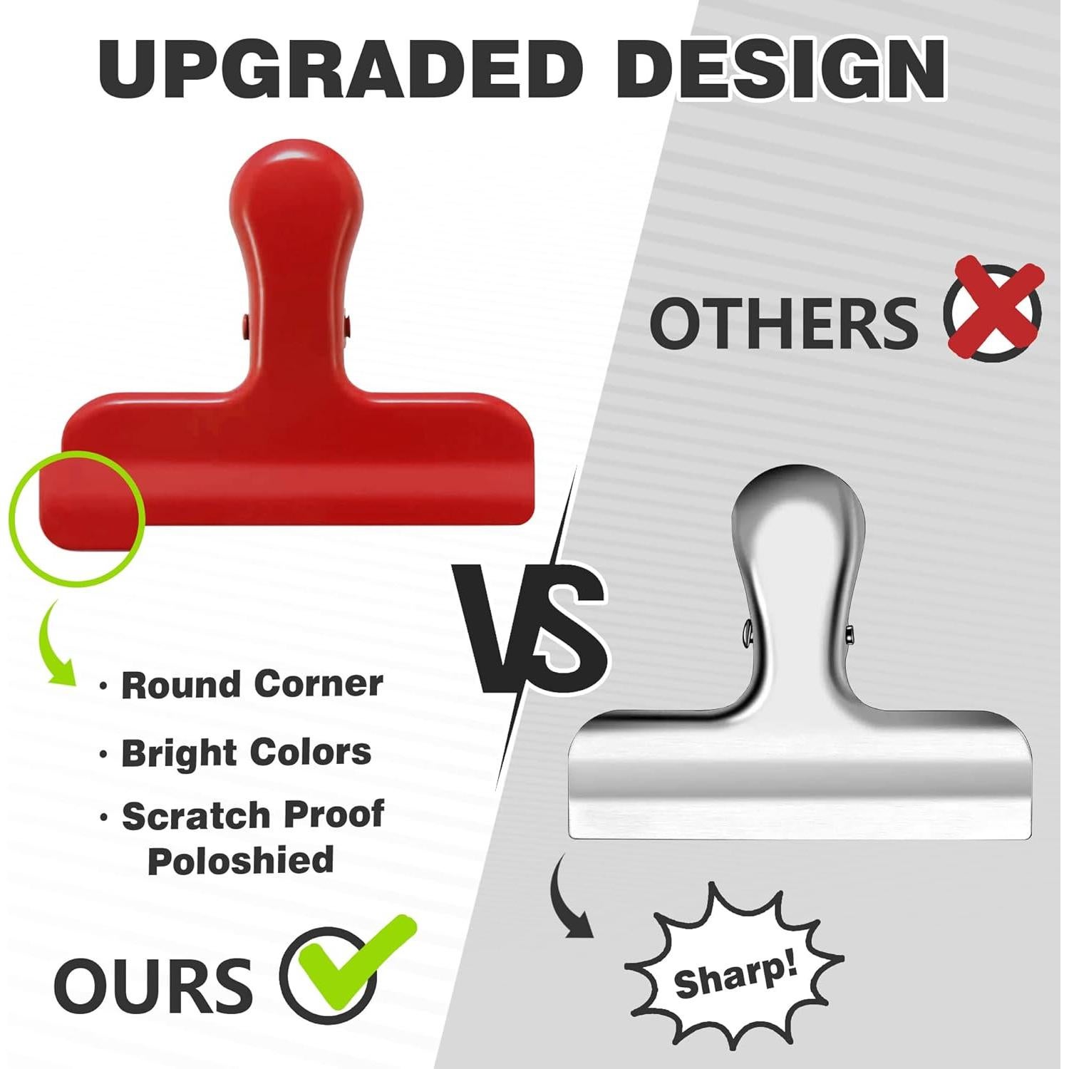 Clips para bolsas TONOS 3in - 6 colores Macaron