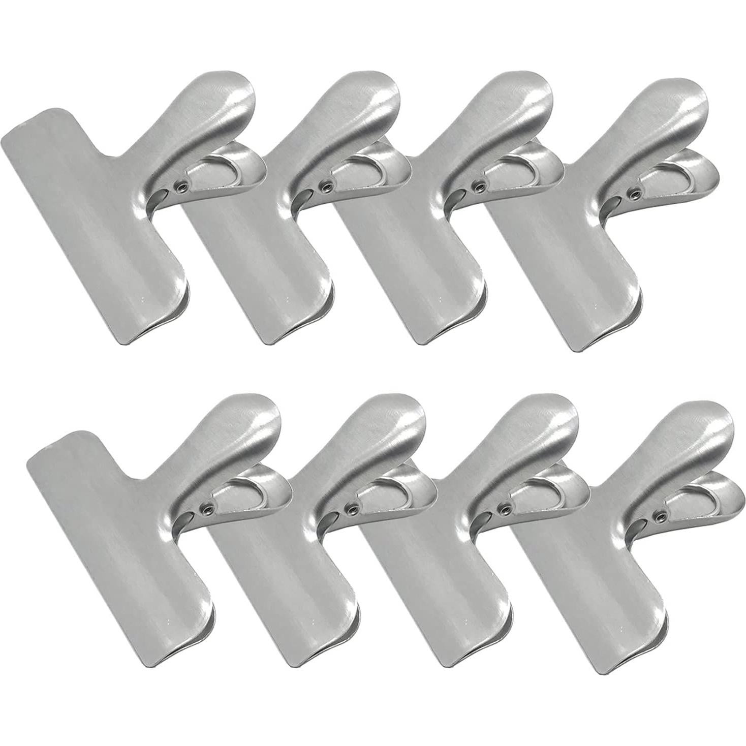Paquete de 8 Clips de Metal MYYZMY 7.62 cm Acero Inoxidable