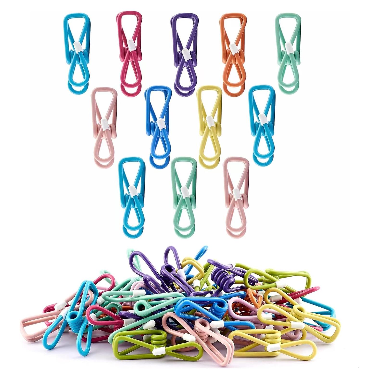 30 Pinzas para Papas Fritas H MI PVC Reutilizables 5 cm