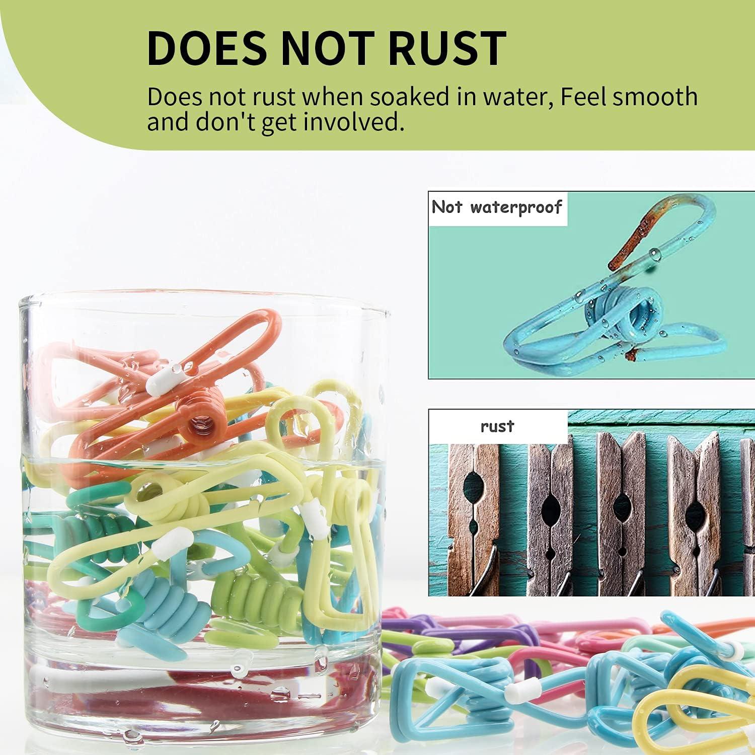 30 Pinzas para Papas Fritas H MI PVC Reutilizables 5 cm