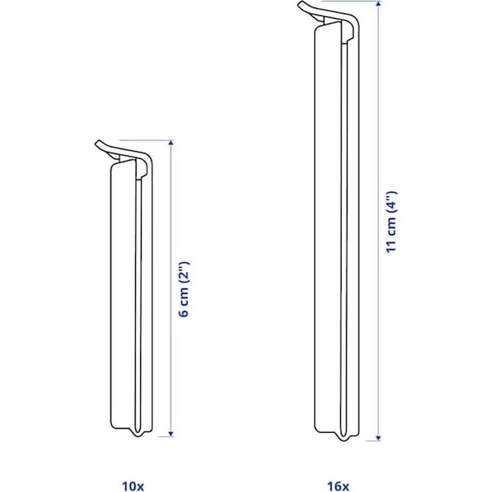 Clip de Sellado Multicolor Ikea Bevara 30 Piezas