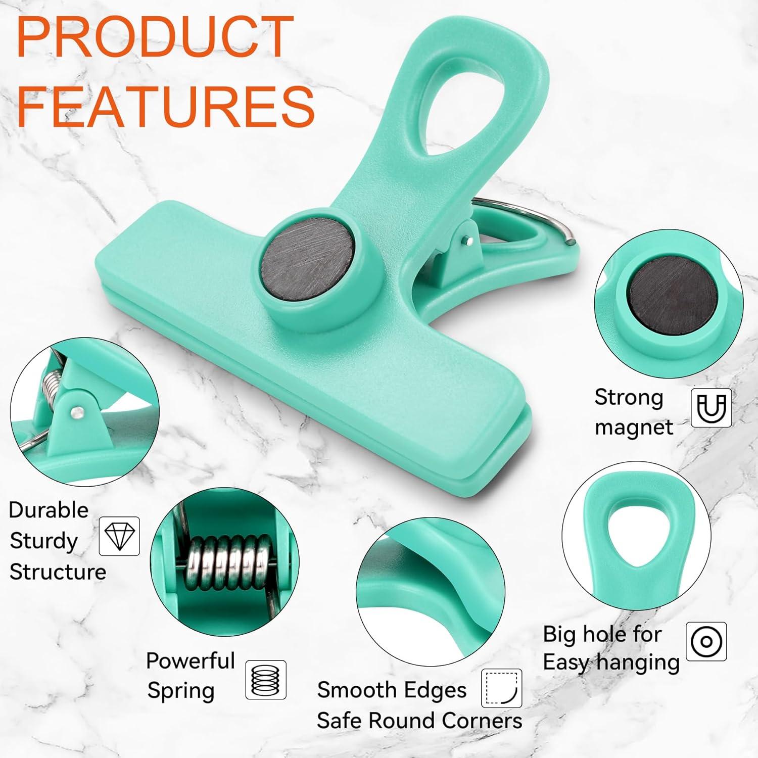 Clips Magnéticos TACGEA para Alimentos - 8 Piezas