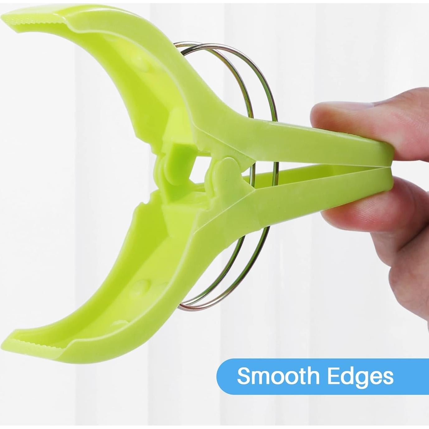 Clips para Toallas de Playa JABINCO 8 Piezas Coloreados