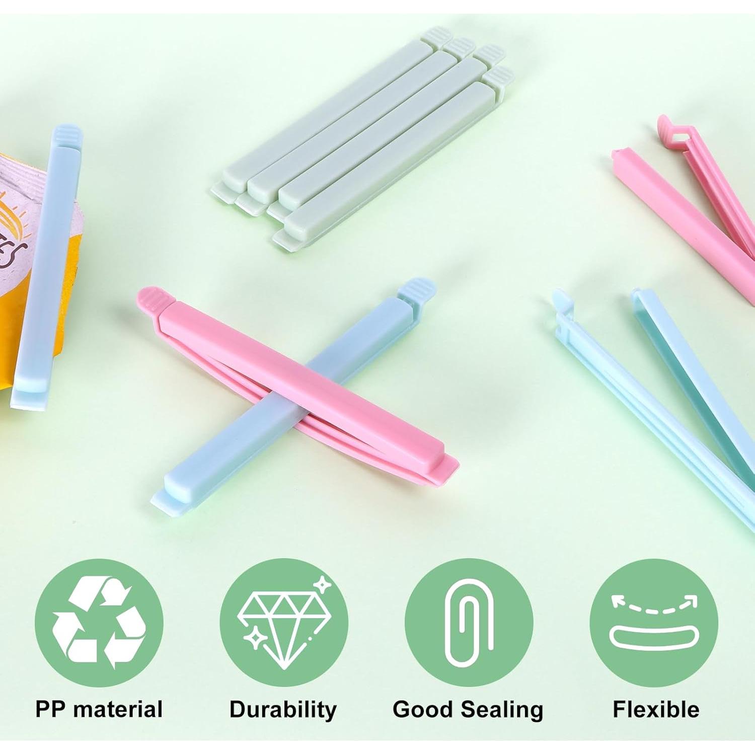 Set 40 Clips de Sellado Zhtulck para Alimentos 14.99cm y 11.99cm