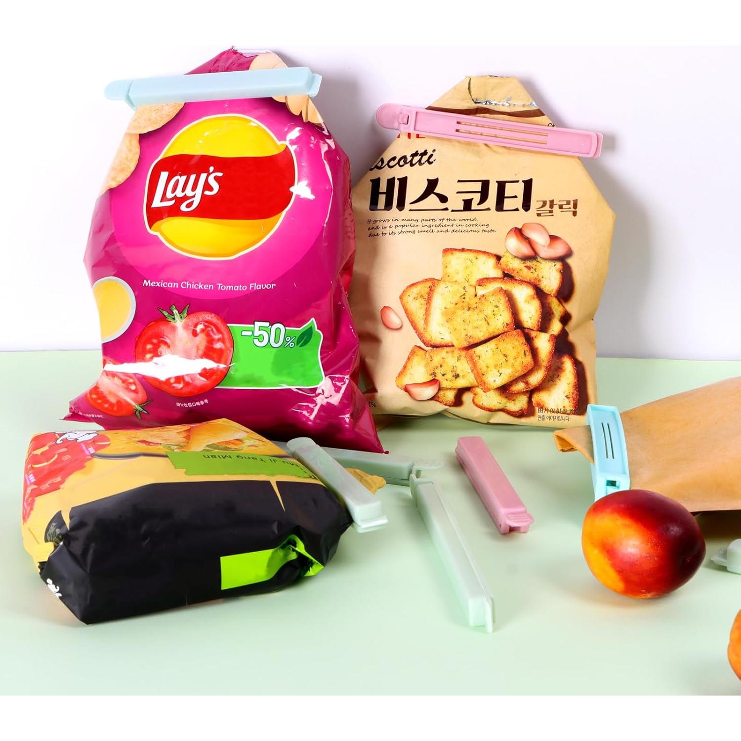 Set 40 Clips de Sellado Zhtulck para Alimentos 14.99cm y 11.99cm