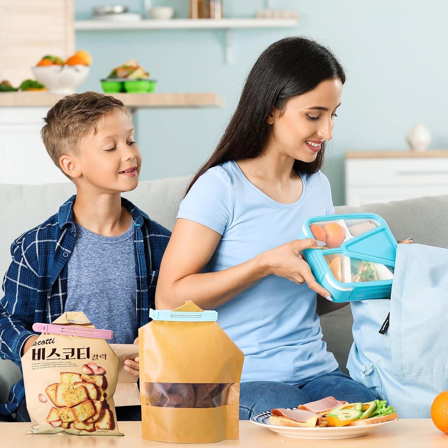 Set 40 Clips de Sellado Zhtulck para Alimentos 14.99cm y 11.99cm