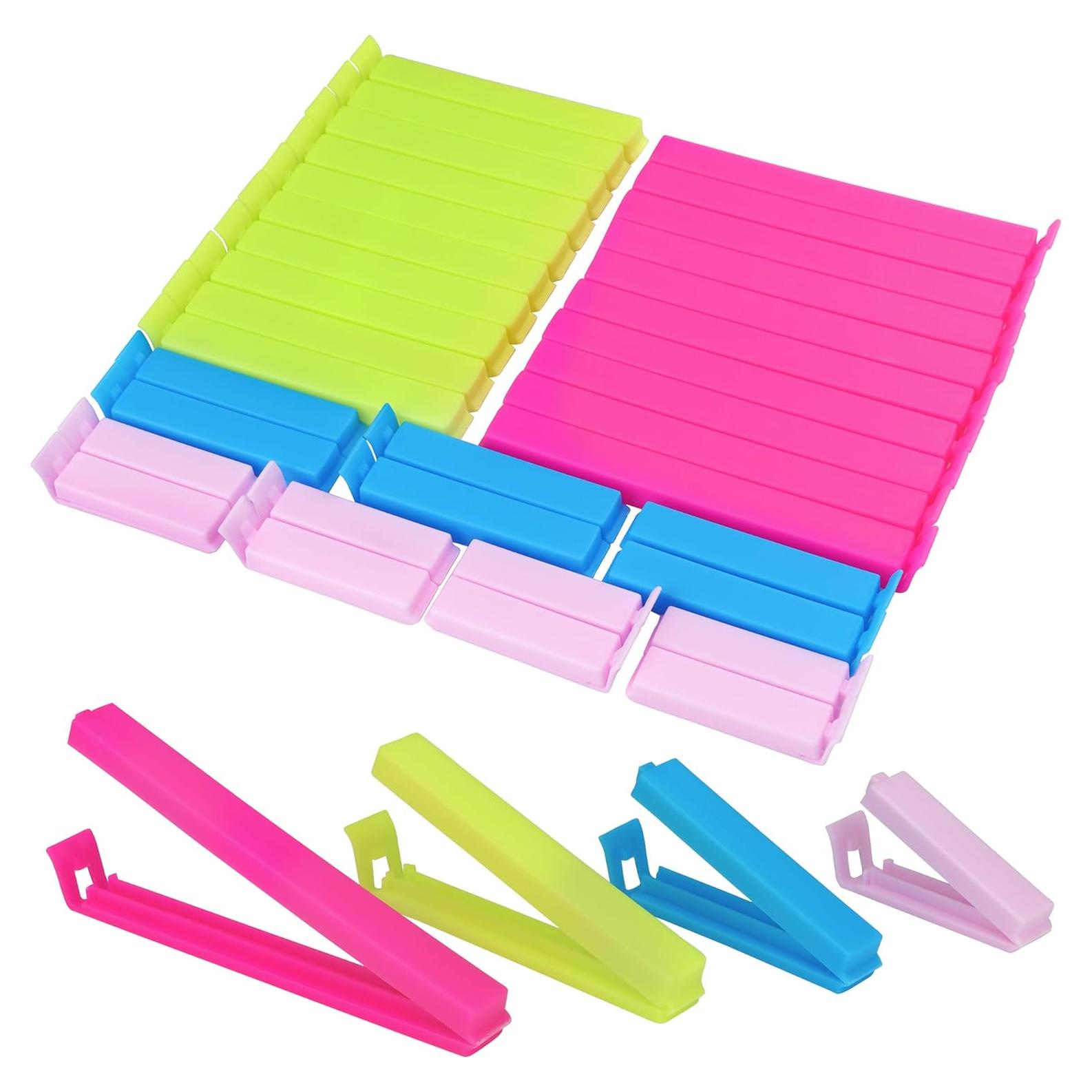 34 Clips de Plástico Reutilizables para Sellar Bolsas LVYOUIF