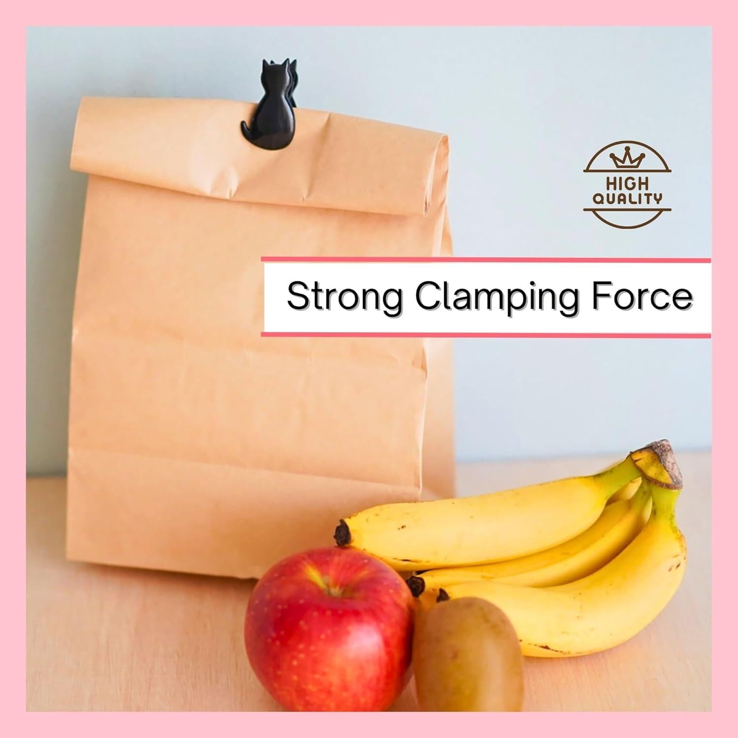 Set de 6 Clips de Gato LOVE LOVE JAPAN para Bolsas