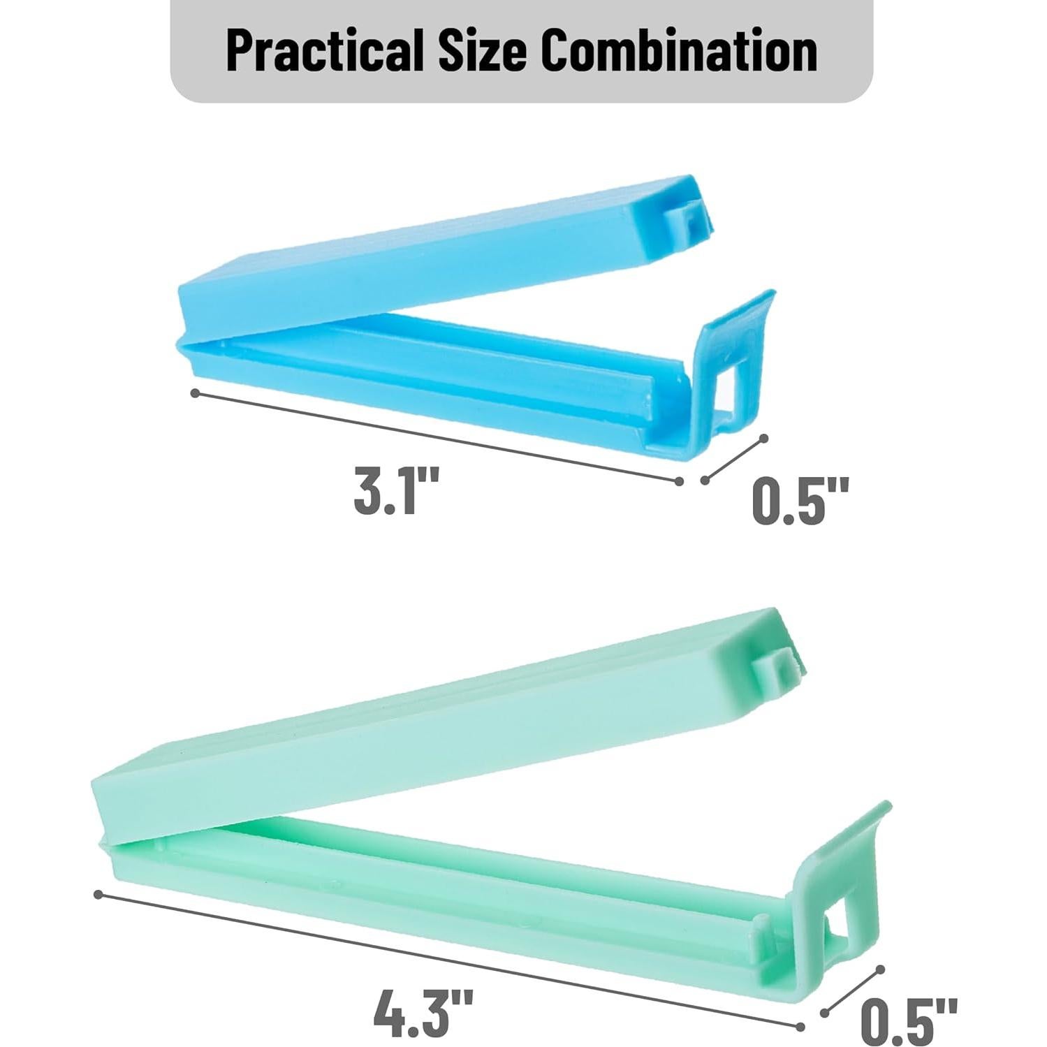 Clips para sellar bolsas de comida Mr. Pen, 32 piezas, 2 tamaños