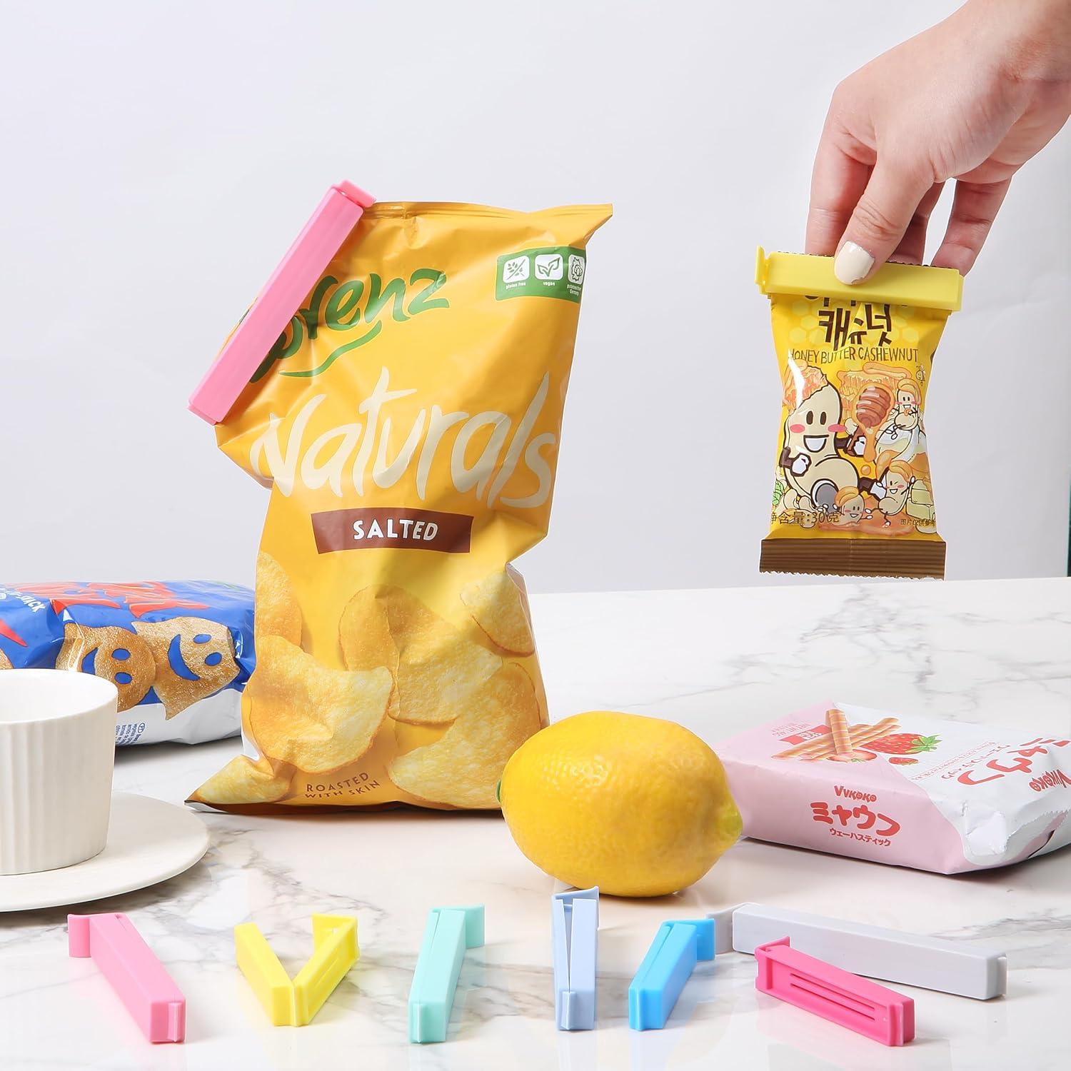 Clips para sellar bolsas de comida Mr. Pen, 32 piezas, 2 tamaños