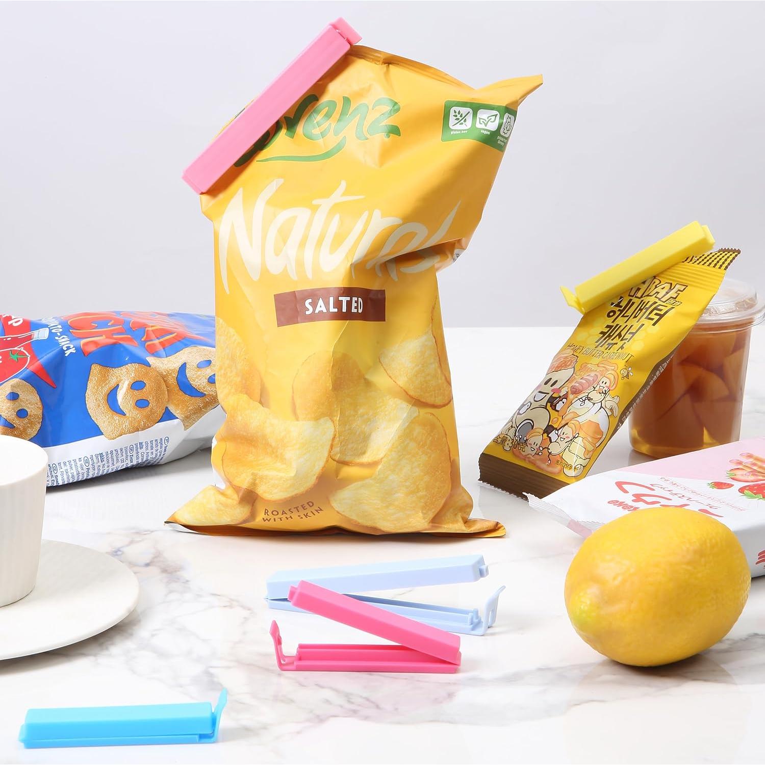 Clips para sellar bolsas de comida Mr. Pen, 32 piezas, 2 tamaños