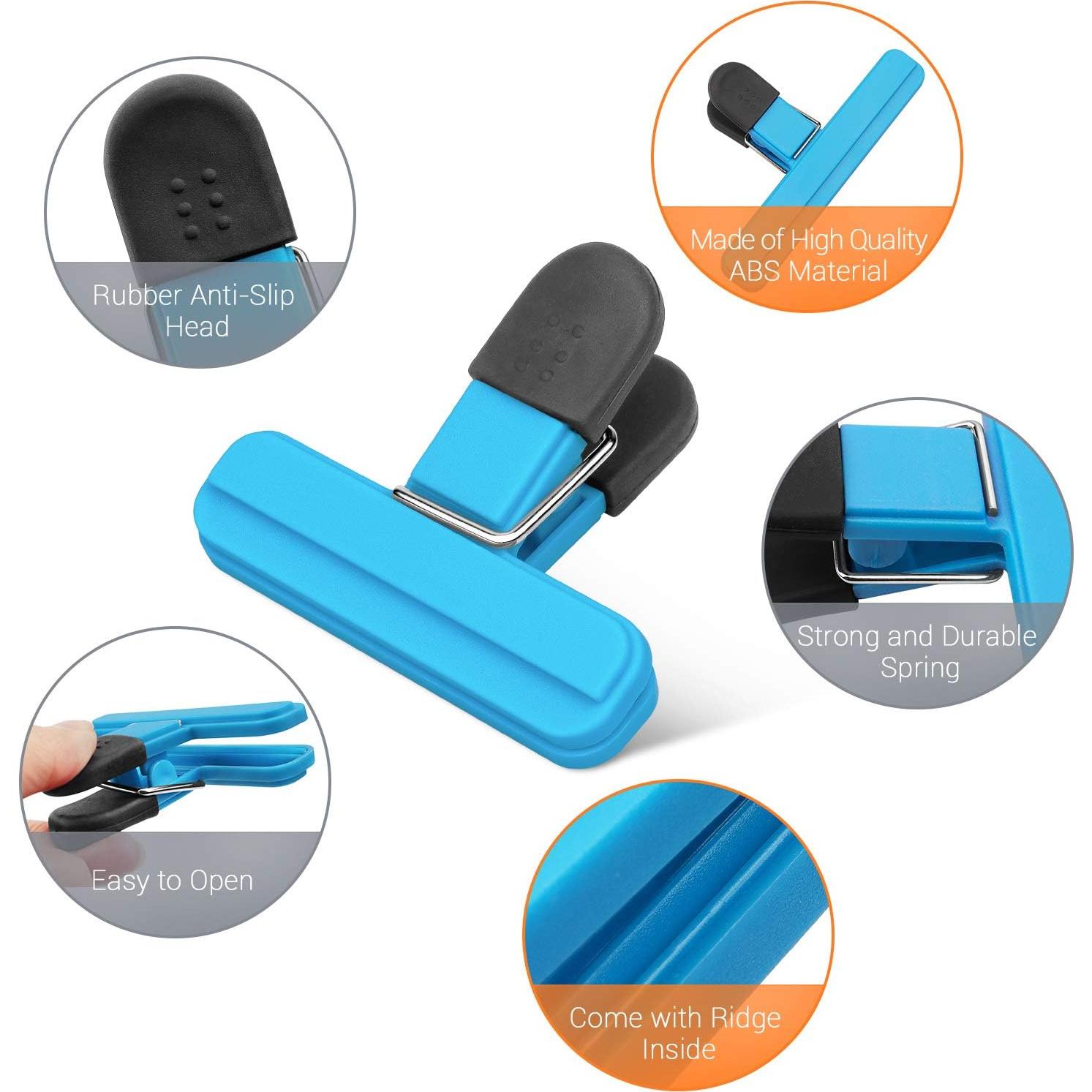 Paquete de 9 Clips para Bolsas de Comida Hutou 7,62 cm