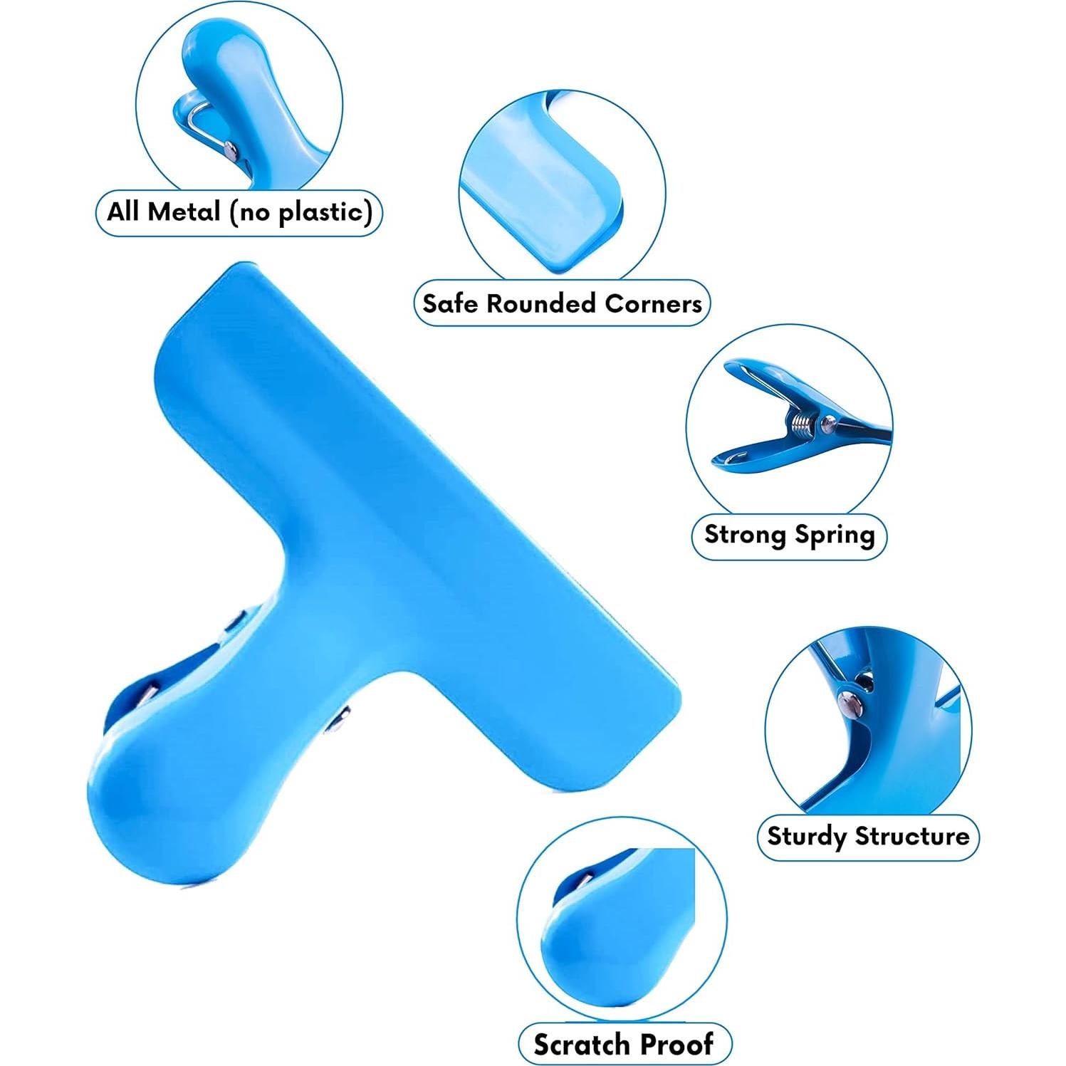 Clips para Patatas Home Improvement Trading Acero Inoxidable 8 Pzas