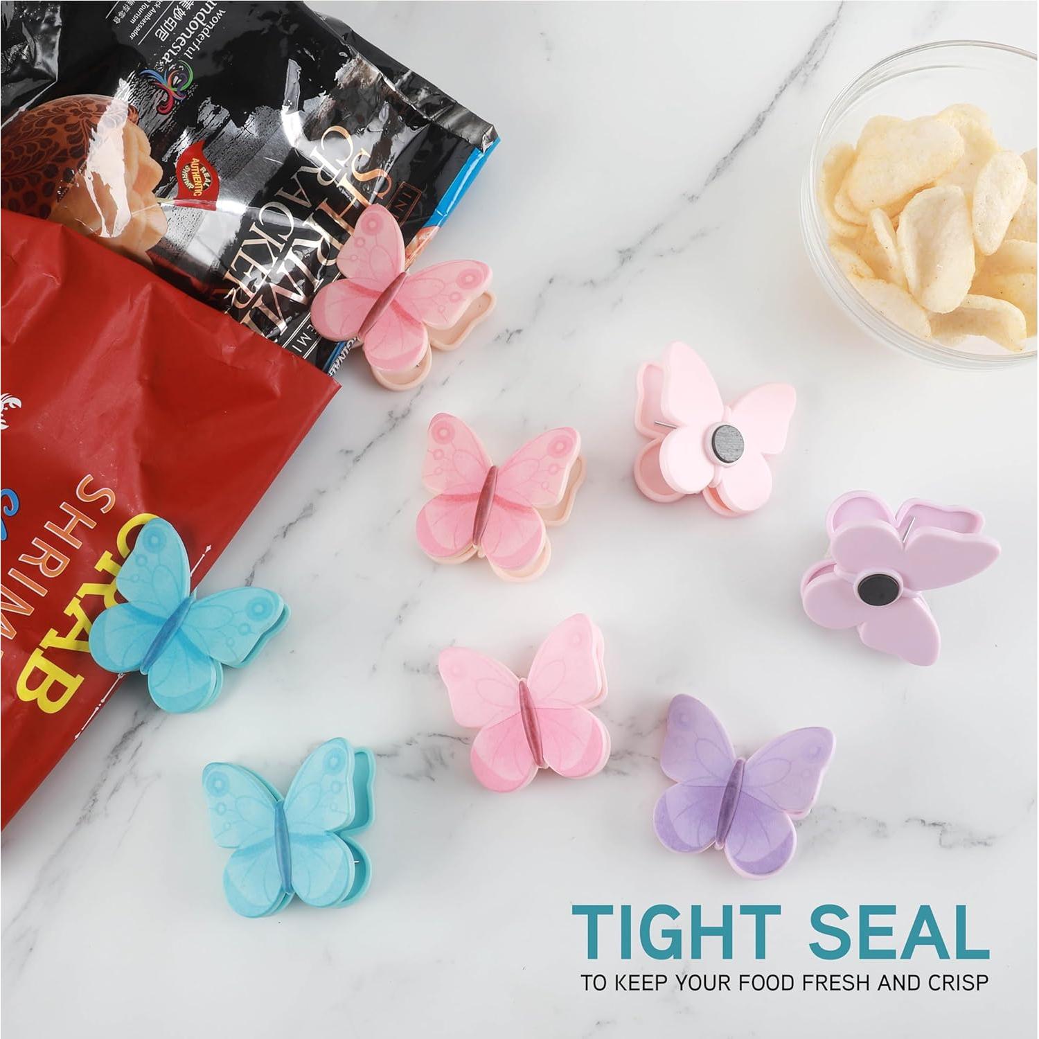 Clips Magnéticos COOK WITH COLOR Mariposa Paquete de 8