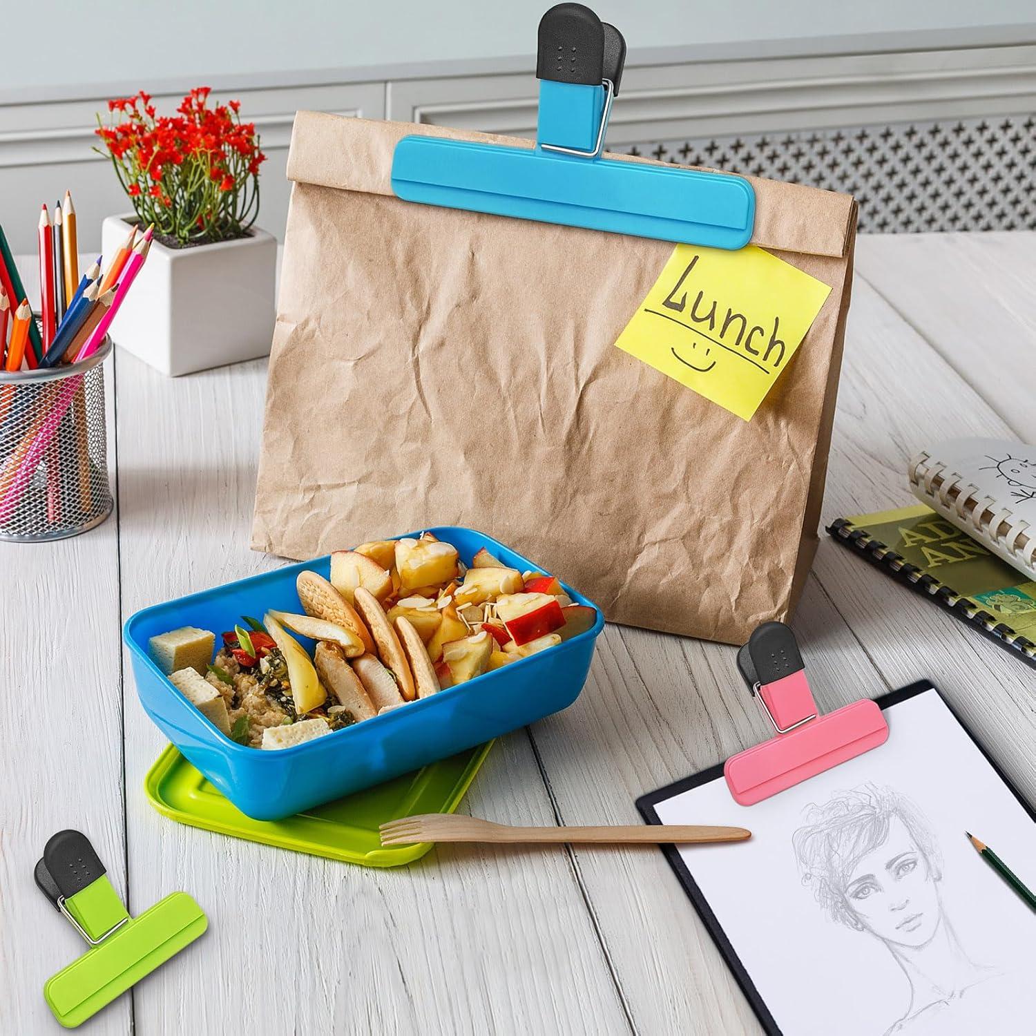 Clips de Sellado de Alimentos ALLTOP 9 Pcs - Apertura Ancha