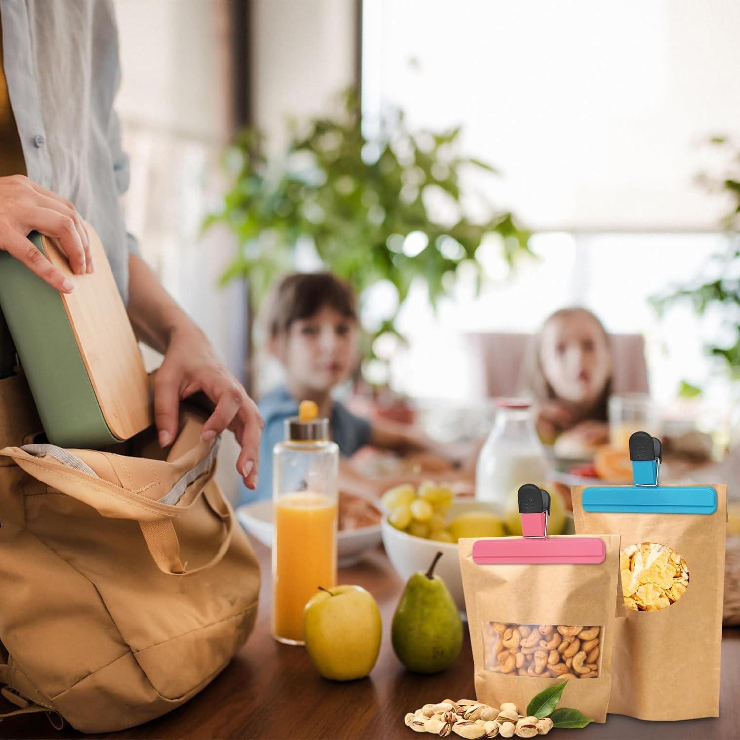 Clips de Sellado de Alimentos ALLTOP 9 Pcs - Apertura Ancha