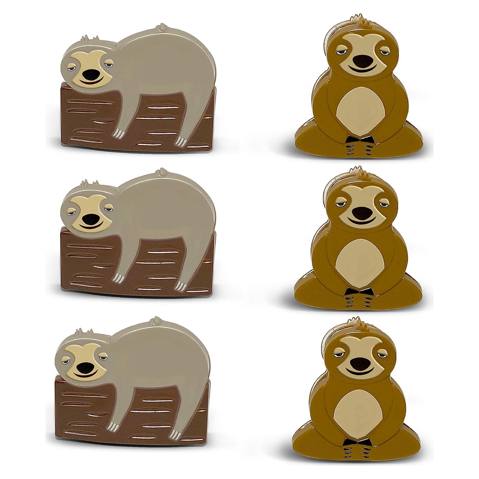 Clips para bolsas de alimentos Brothers Bench, 6 pz perezoso