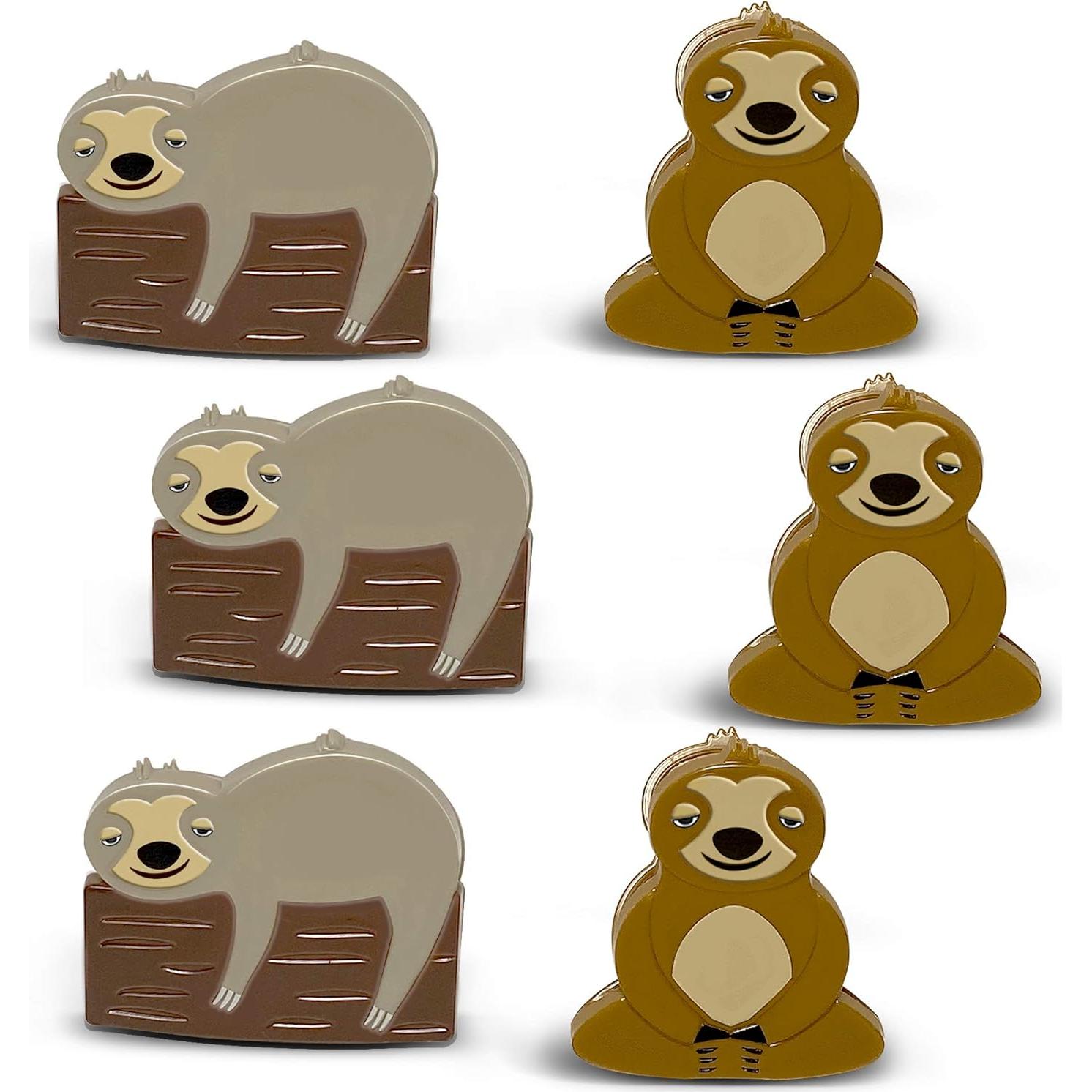 Clips para bolsas de alimentos Brothers Bench, 6 pz perezoso