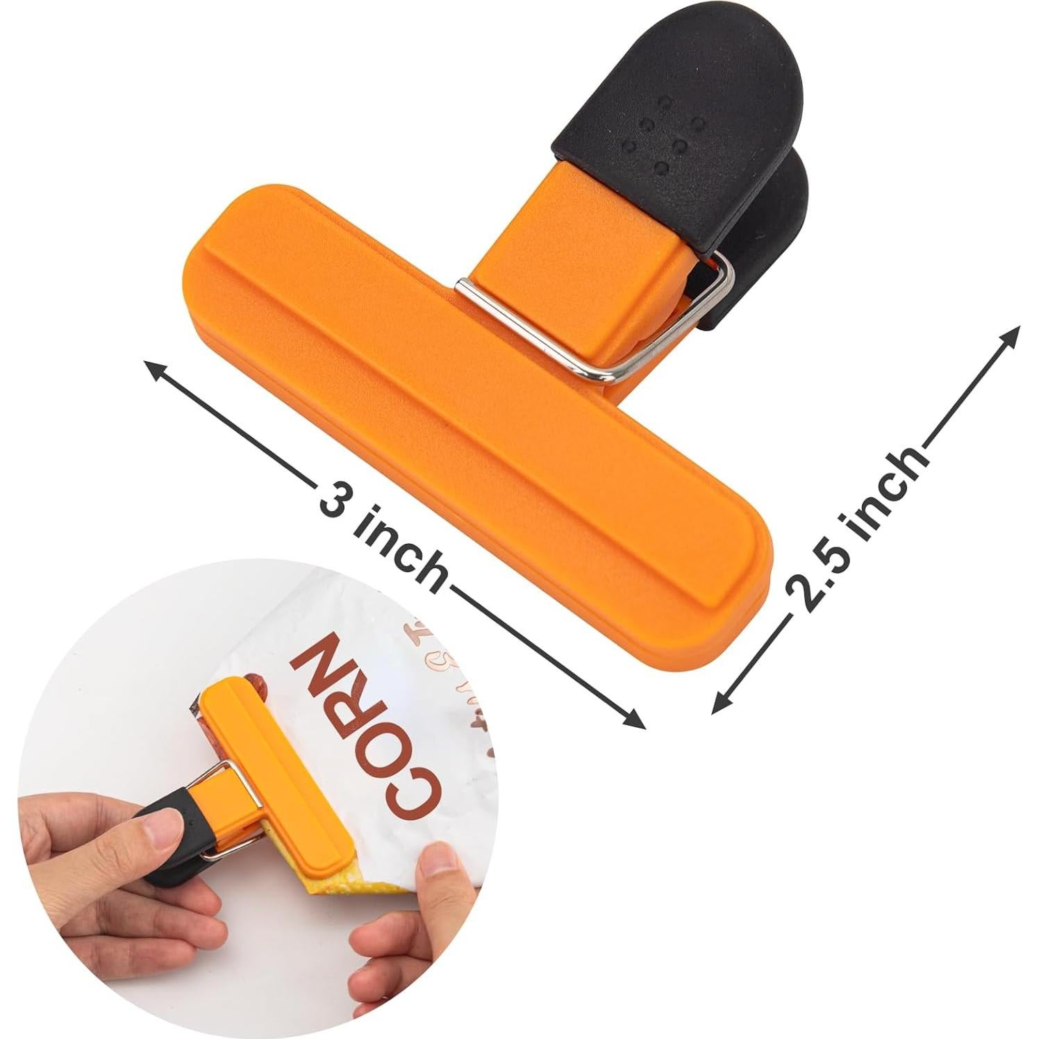 Paquete de 12 Clips Selladores EWOID Multicolor 7,6x6,4cm