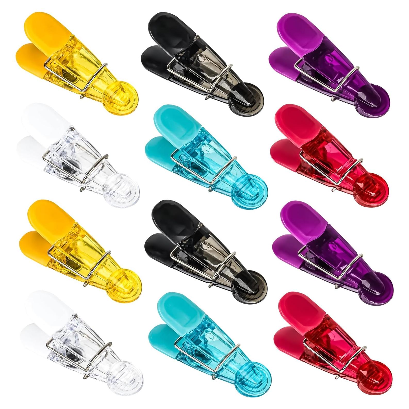 Pinzas para bolsas de alimentos GBYMIUY 12 piezas colores