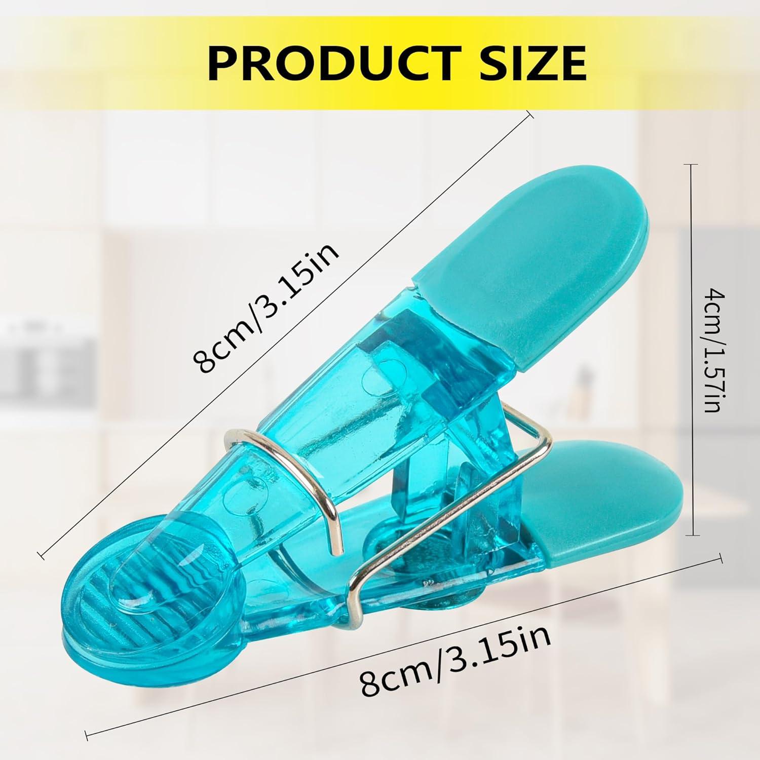 Pinzas para bolsas de alimentos GBYMIUY 12 piezas colores