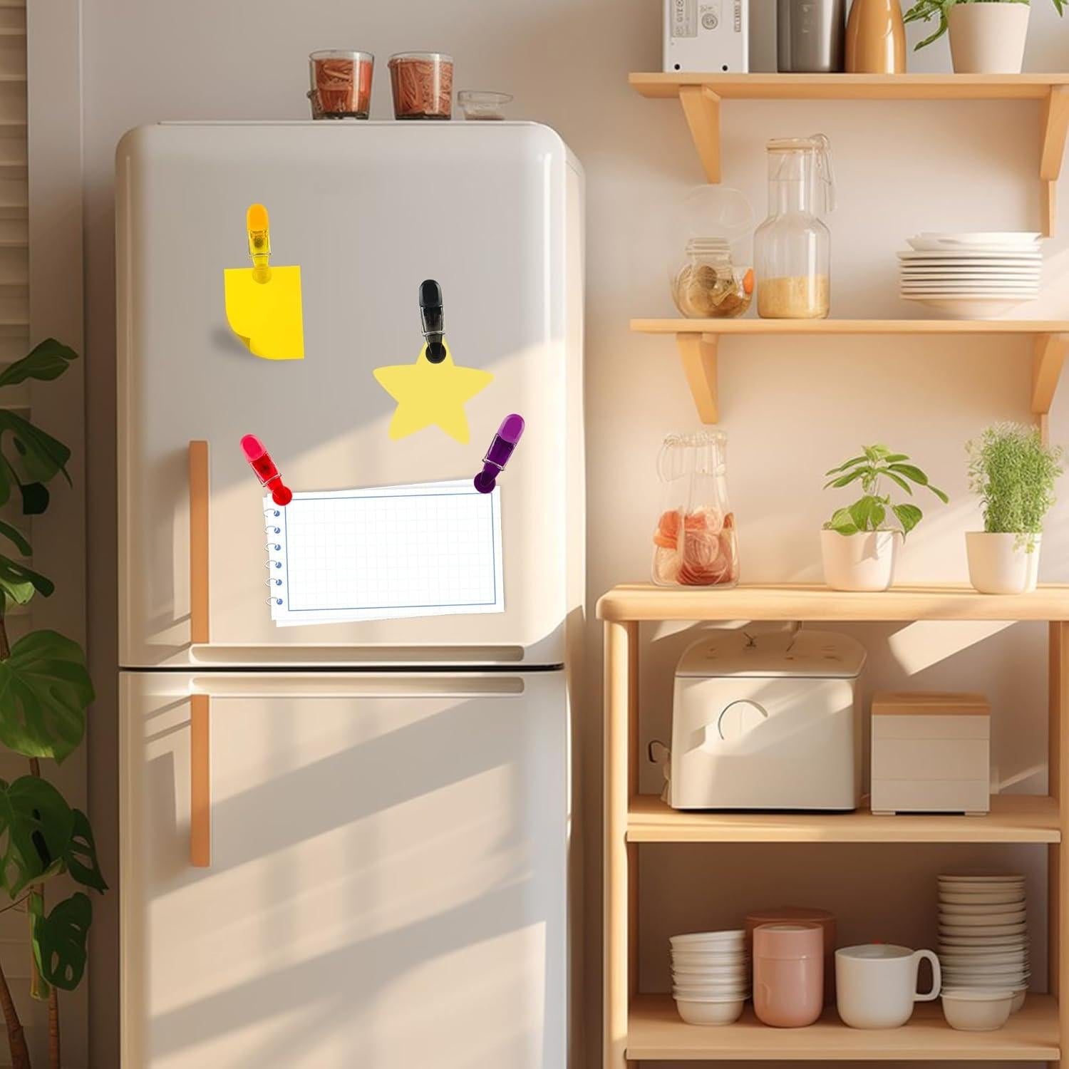 Pinzas para bolsas de alimentos GBYMIUY 12 piezas colores