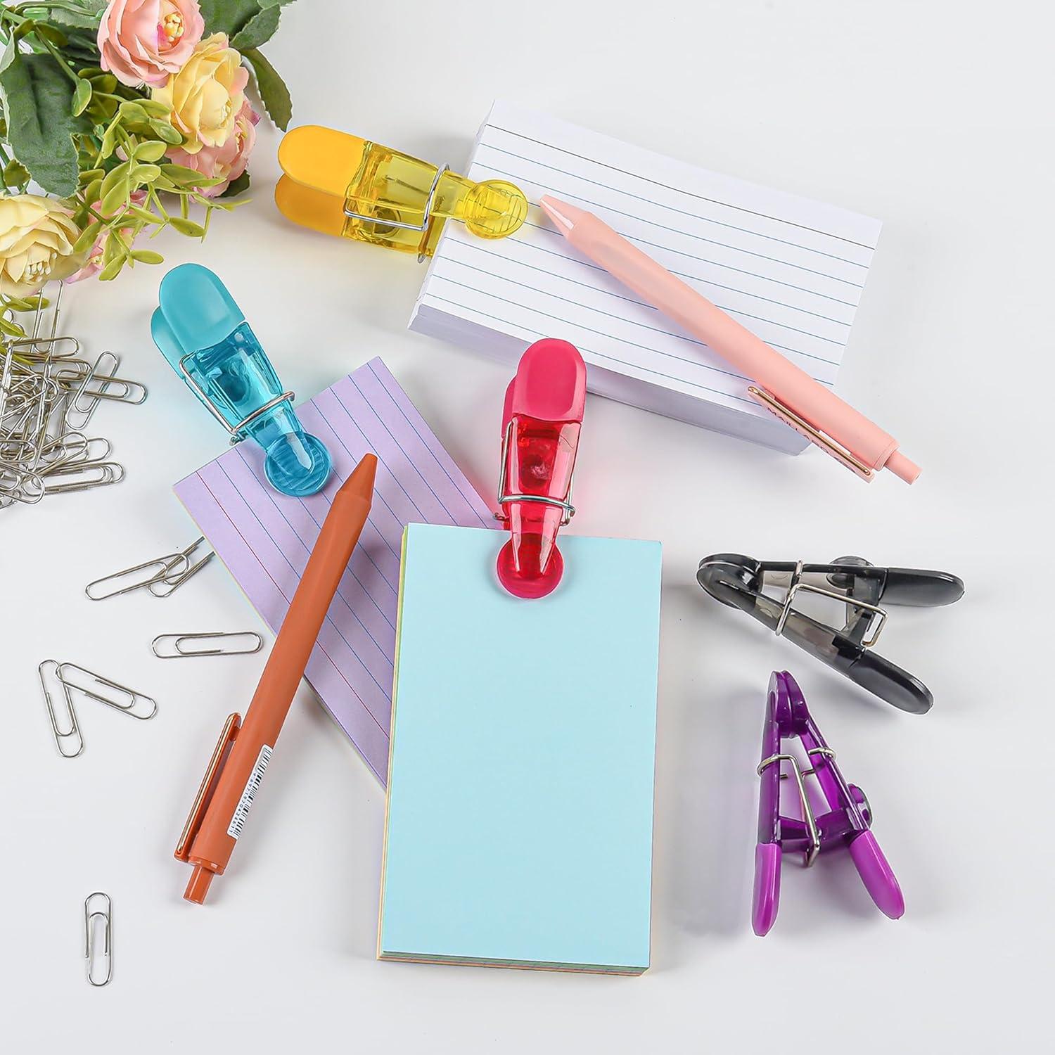 Pinzas para bolsas de alimentos GBYMIUY 12 piezas colores