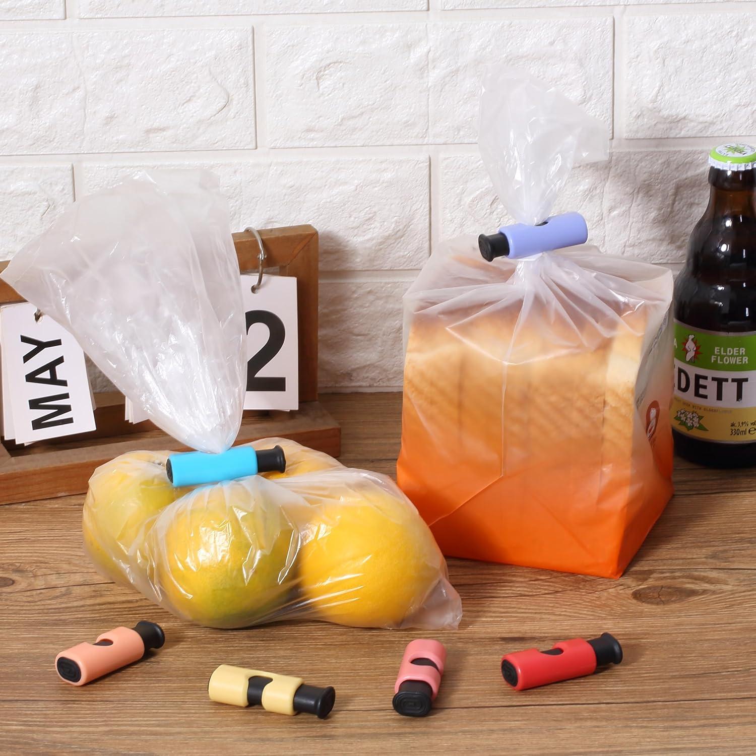 Clips para bolsas de pan Mr. Pen, set de 10, plástico