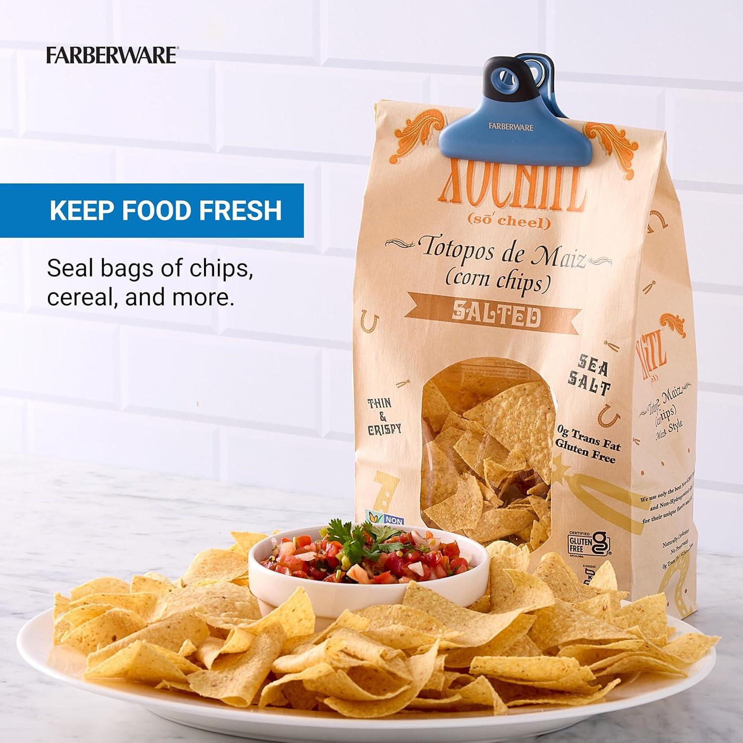 Set de 5 Clips de Bolsa Farberware Profesional Variados