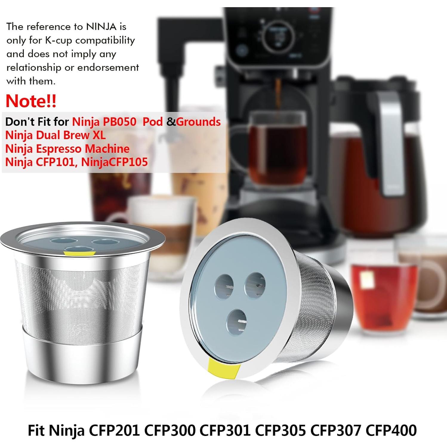 Cápsulas Reutilizables Acero Inoxidable YEOSEN para Ninja