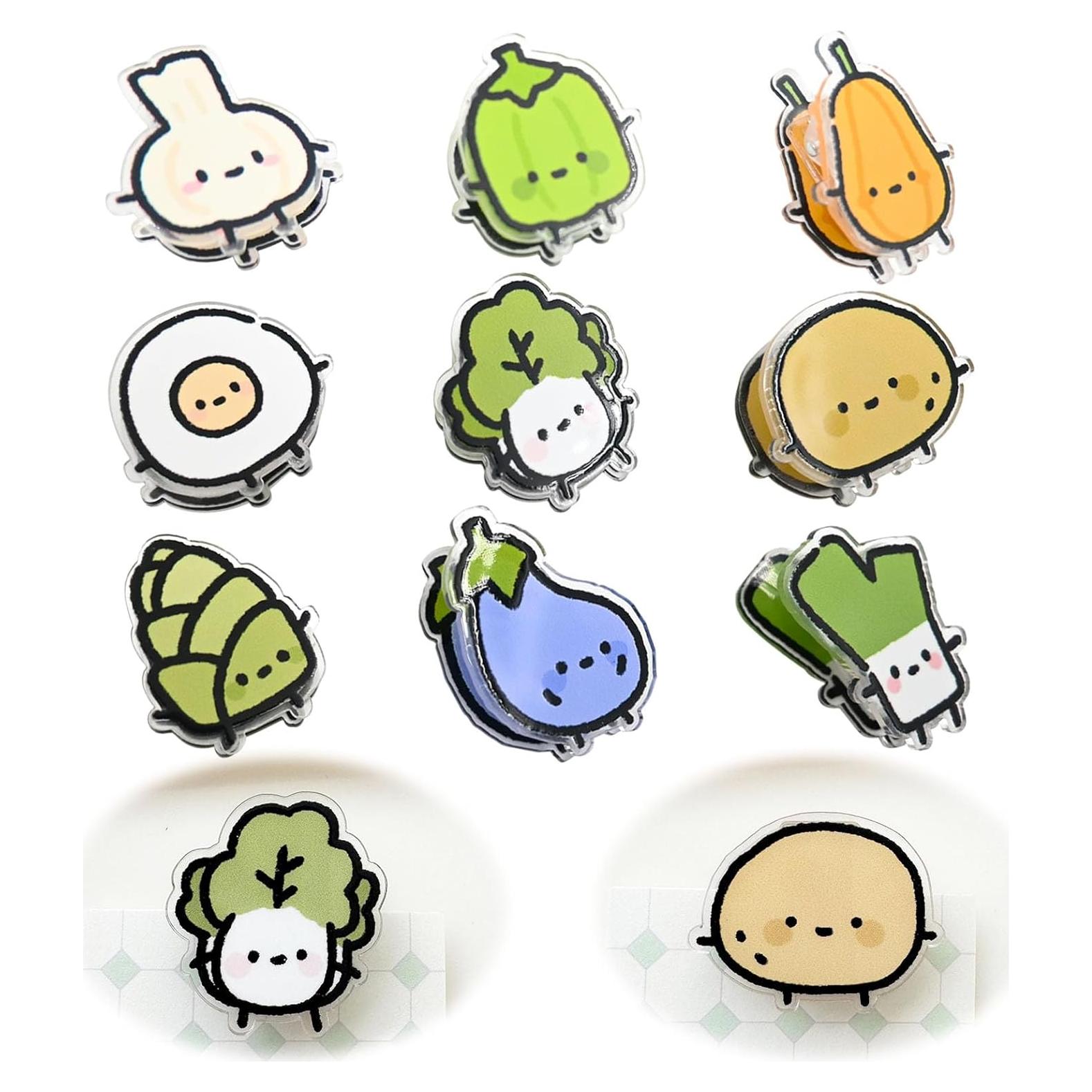 Juego de 9 Clips Divertidos BieFuDan para Bolsas de Comida