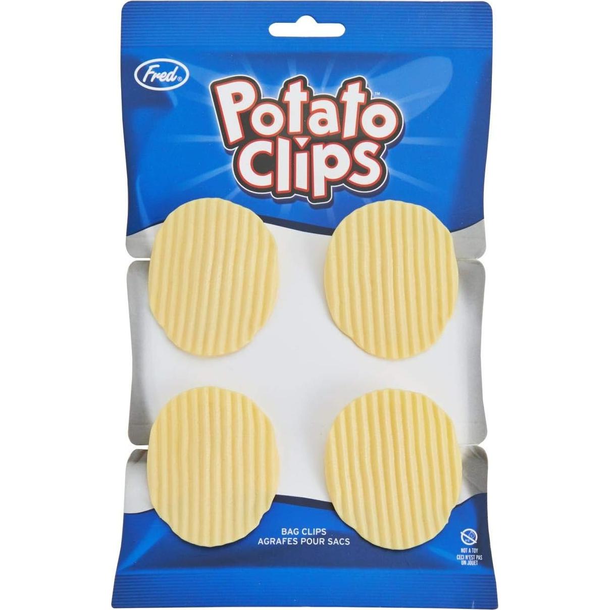 Set de 4 Clips de Patata Genuine Fred - Cierres de Bolsa
