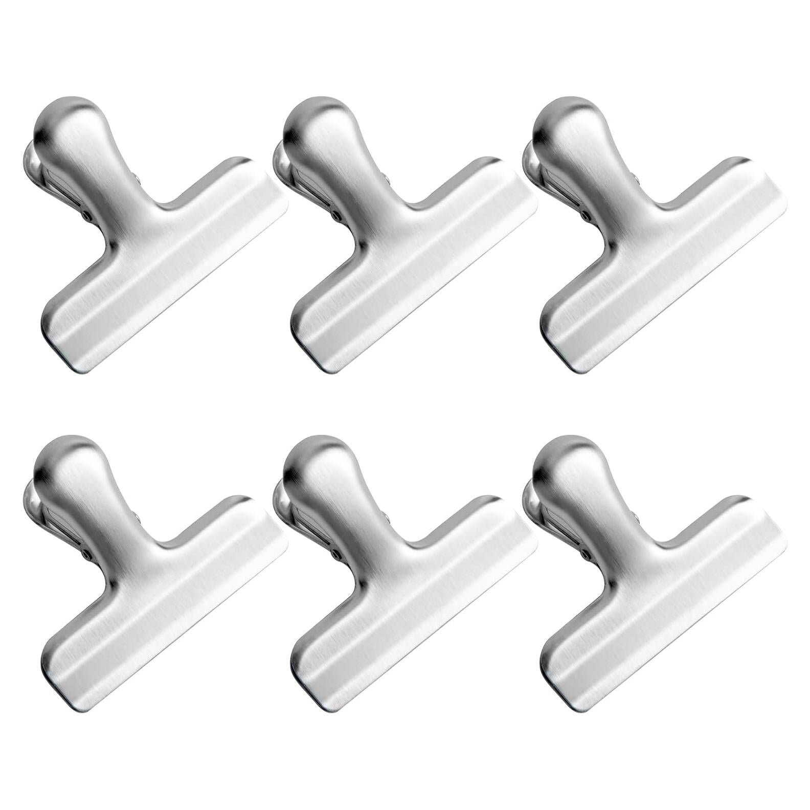 Paquete de 6 Clips de Bolsa eispap 7,62 cm Acero Inoxidable