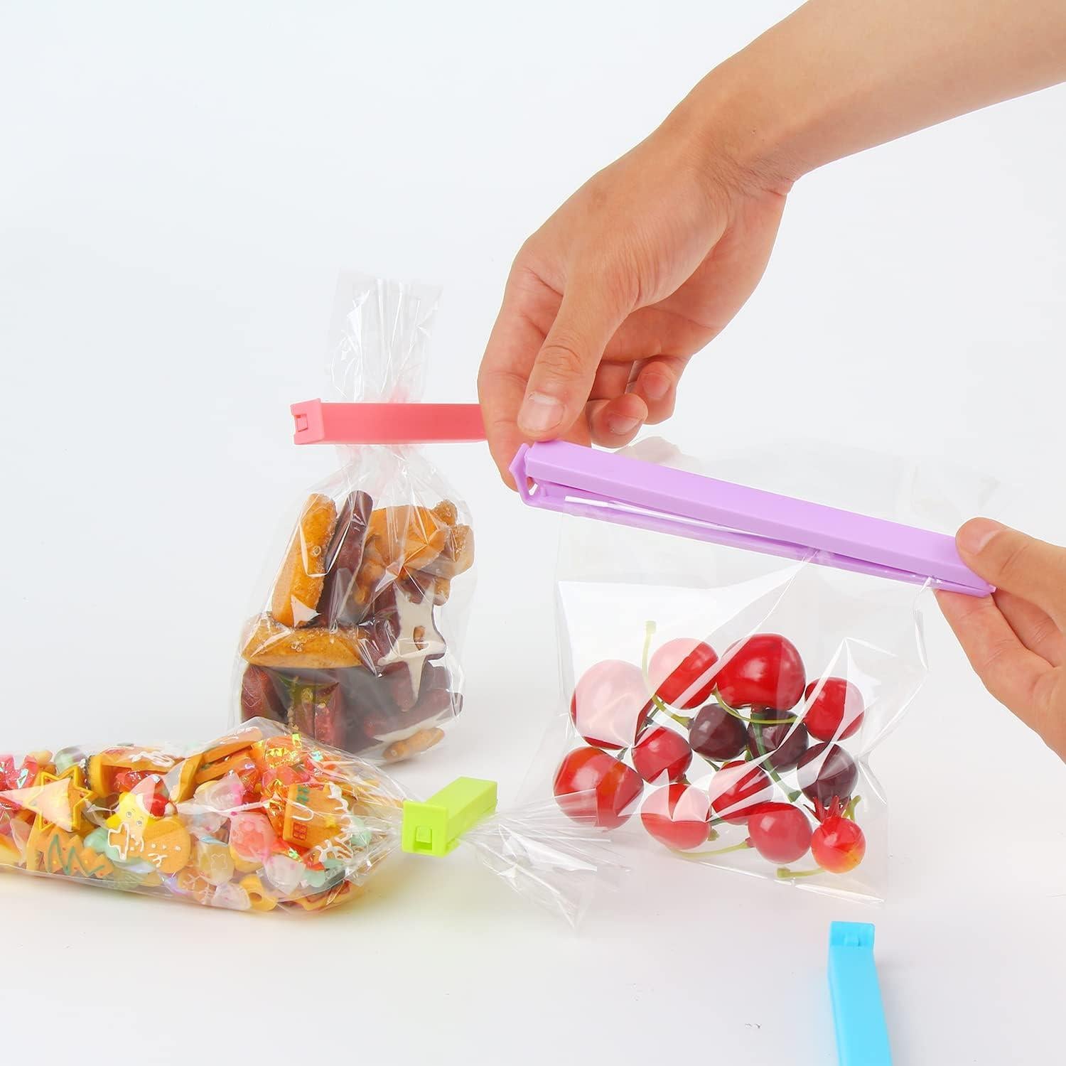 Clips de Sellado de Plástico SULOLI 27 PCS Tamaños Variados