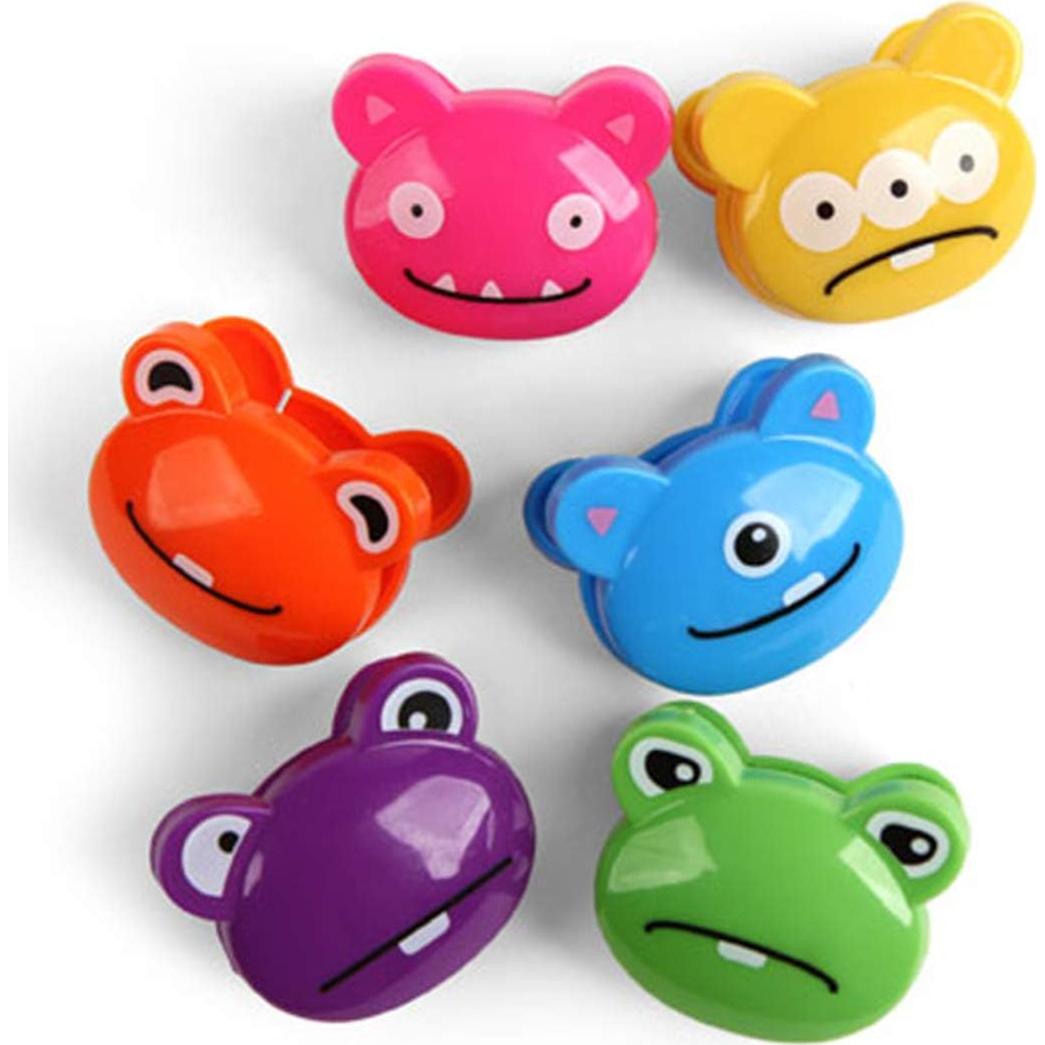 Set de 6 Pinzas de Monstruo Kikkerland Multicolor