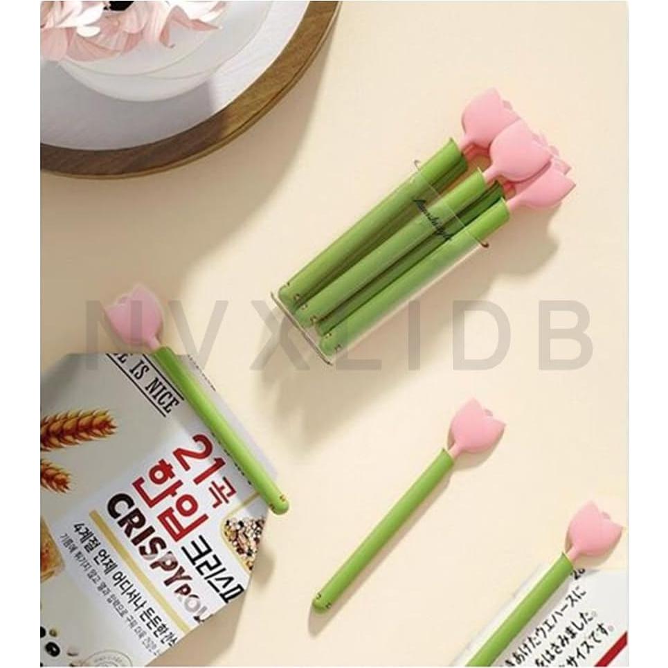 Clips Magnéticos para Bolsas de Comida NVXLIDB 5 Piezas Rosa