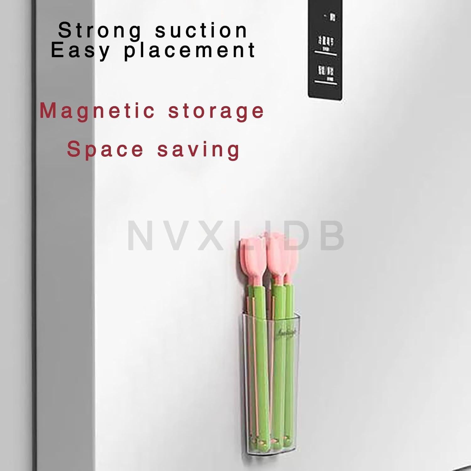 Clips Magnéticos para Bolsas de Comida NVXLIDB 5 Piezas Rosa