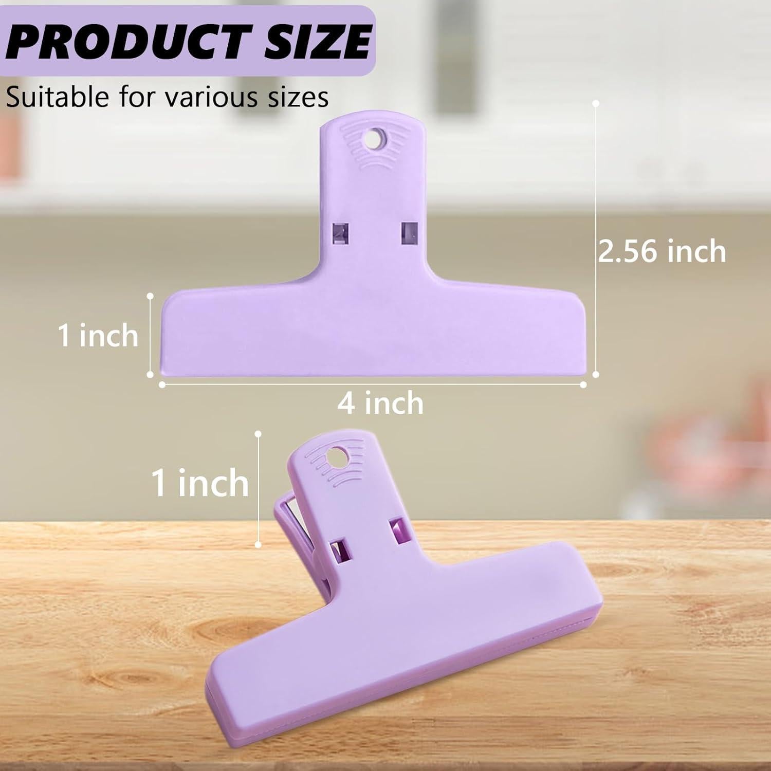 Paquete de 12 Clips para Alimentos Teackbd Colores Macaron