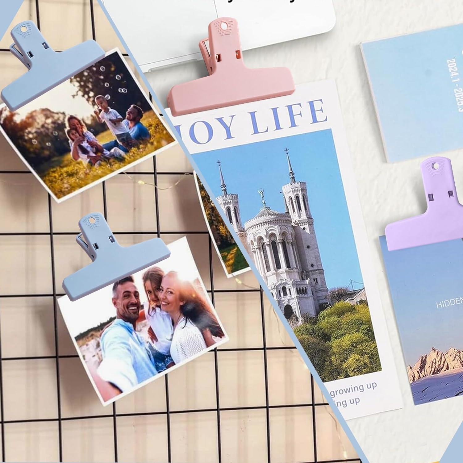 Paquete de 12 Clips para Alimentos Teackbd Colores Macaron