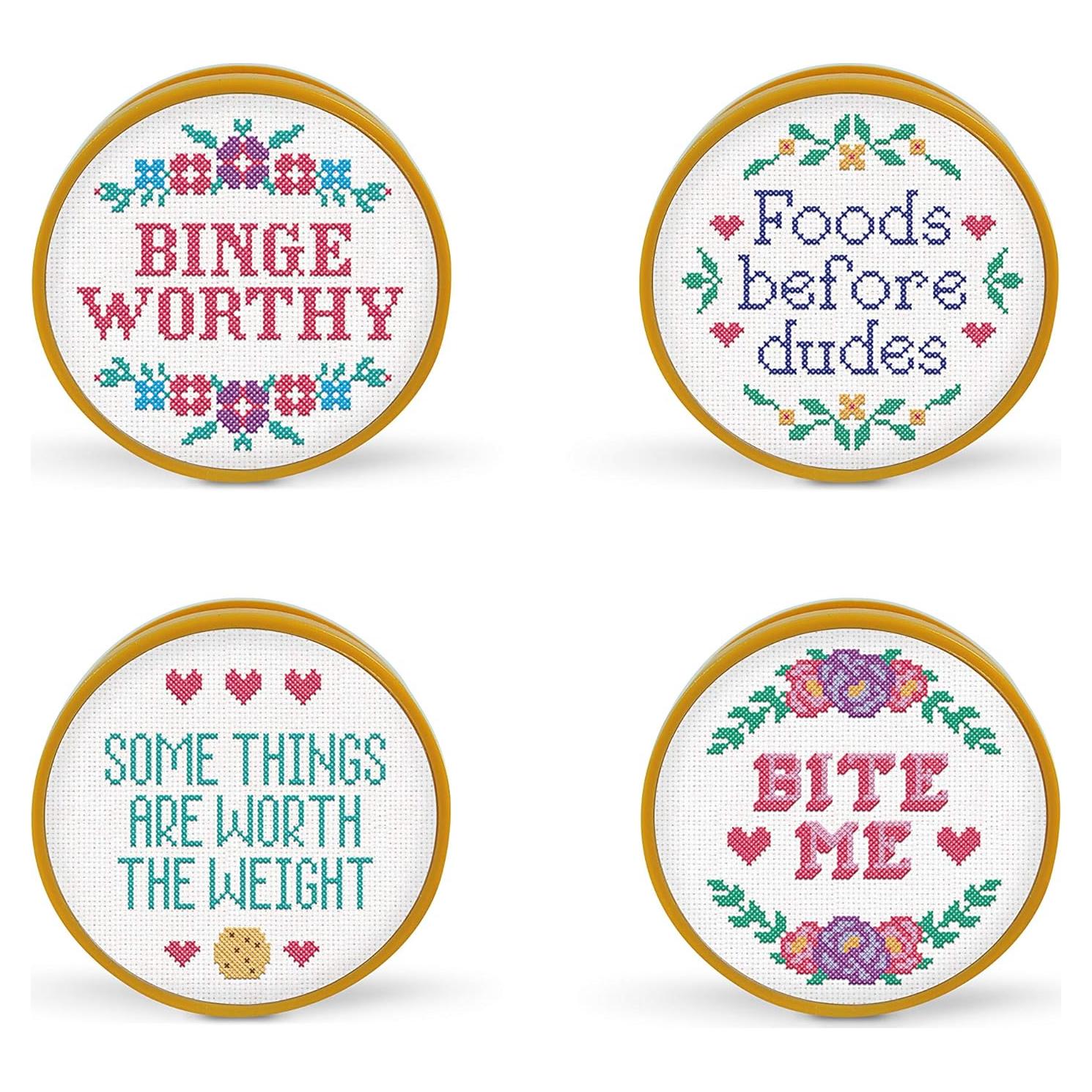 Set de 4 Clips para Bolsas Genuine Fred IN STITCHES