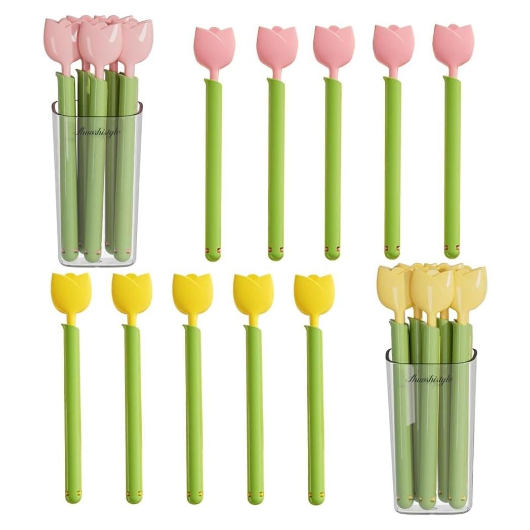 Clips de Sellado Magnético OULIGET Tulipán 10 Piezas