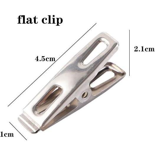 20 Clips de Metal para Ropa Kopida - Pinzas Reutilizables